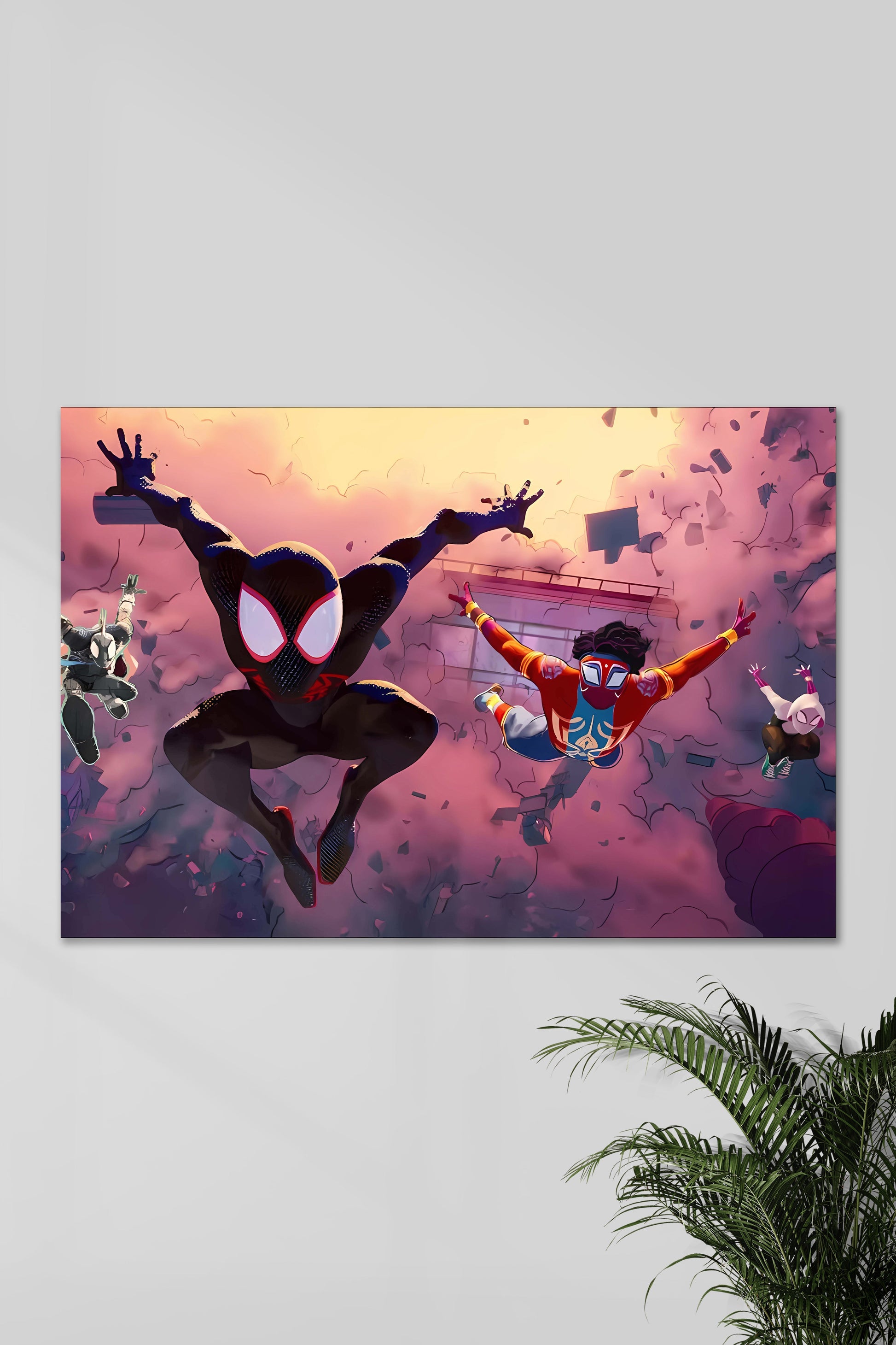 The Band Spider Man Across the Spider Verse Poster | Muurdecoratie Wanddecoratie Schilderijen