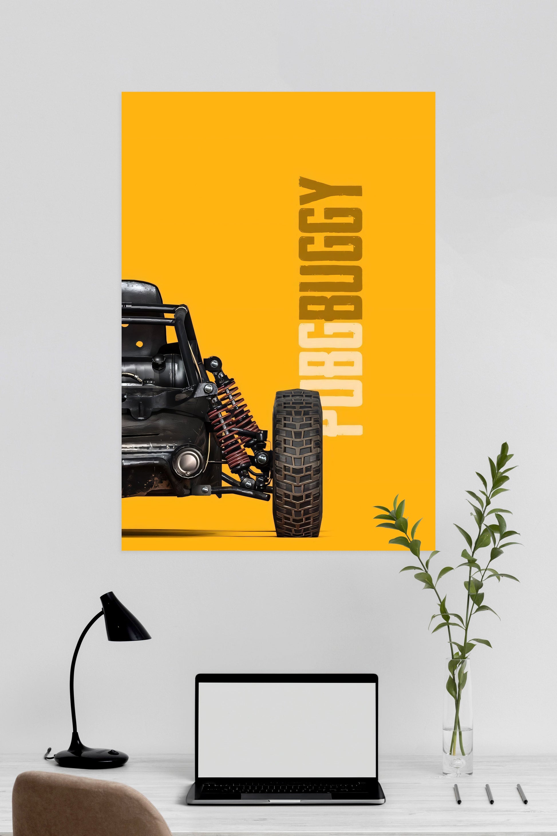 BUGGY | PUBG | Game Posters | Muurdecoratie | Wanddecoratie | Posters voor de speelkamer | Schilderijen
