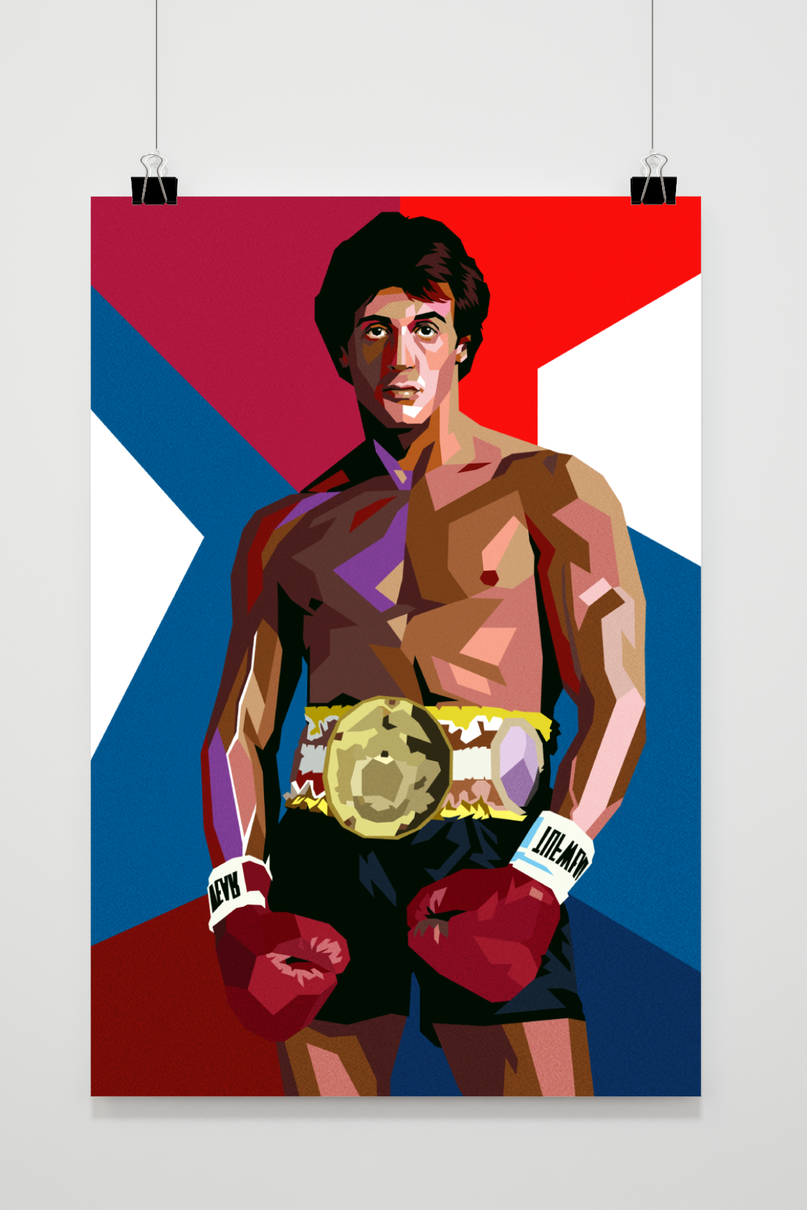 Rocky Balboa Boxing Legend Poster | Muurdecoratie voor Filmfans | Motivatie Kunst aan de Muur | Iconisch Filmontwerp Posters