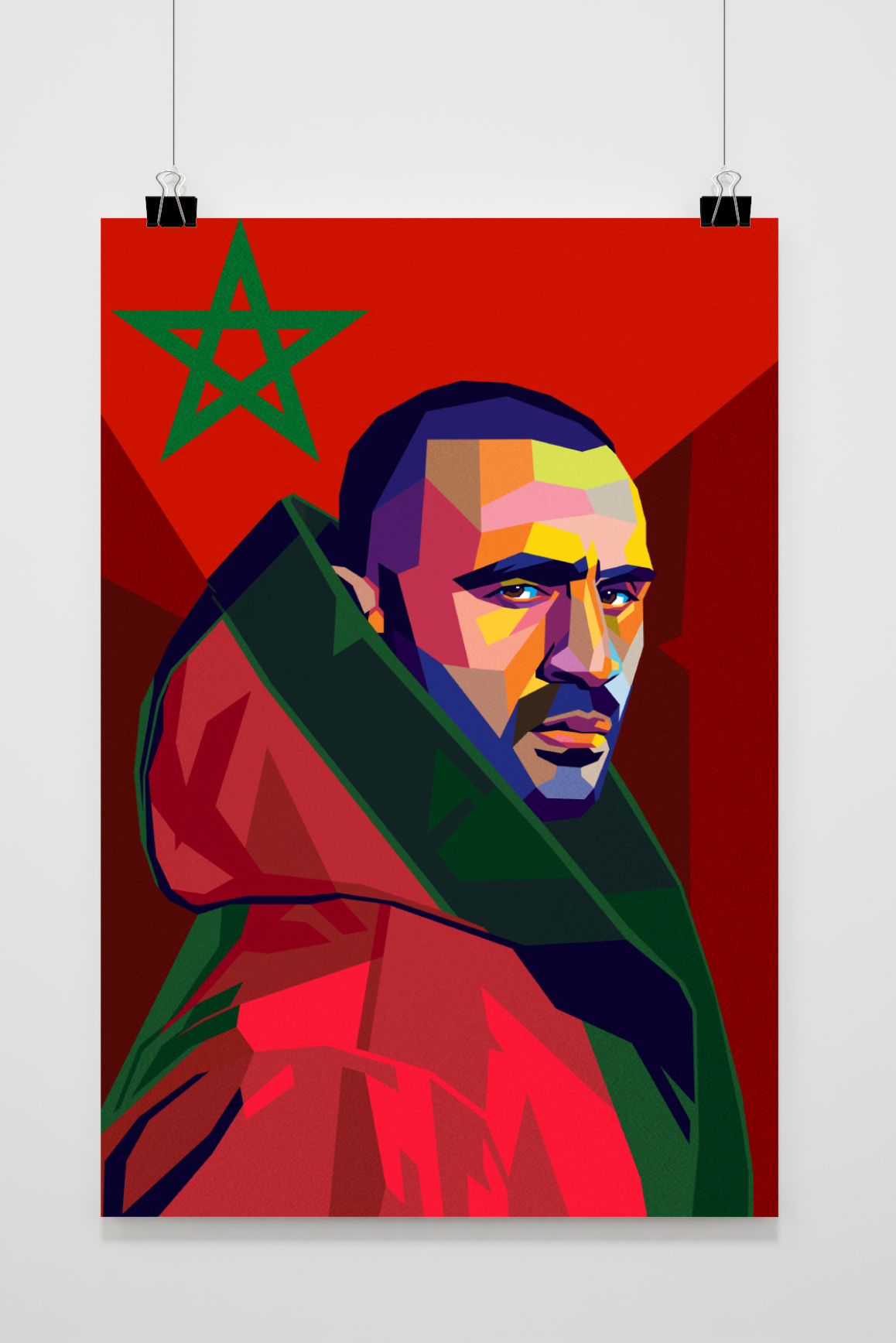 Badr Hari Boxing Legend | Posters | Muurdecoratie | Inspiratie Sport Kunstenaar | Wanddecoratie | Schilderijen