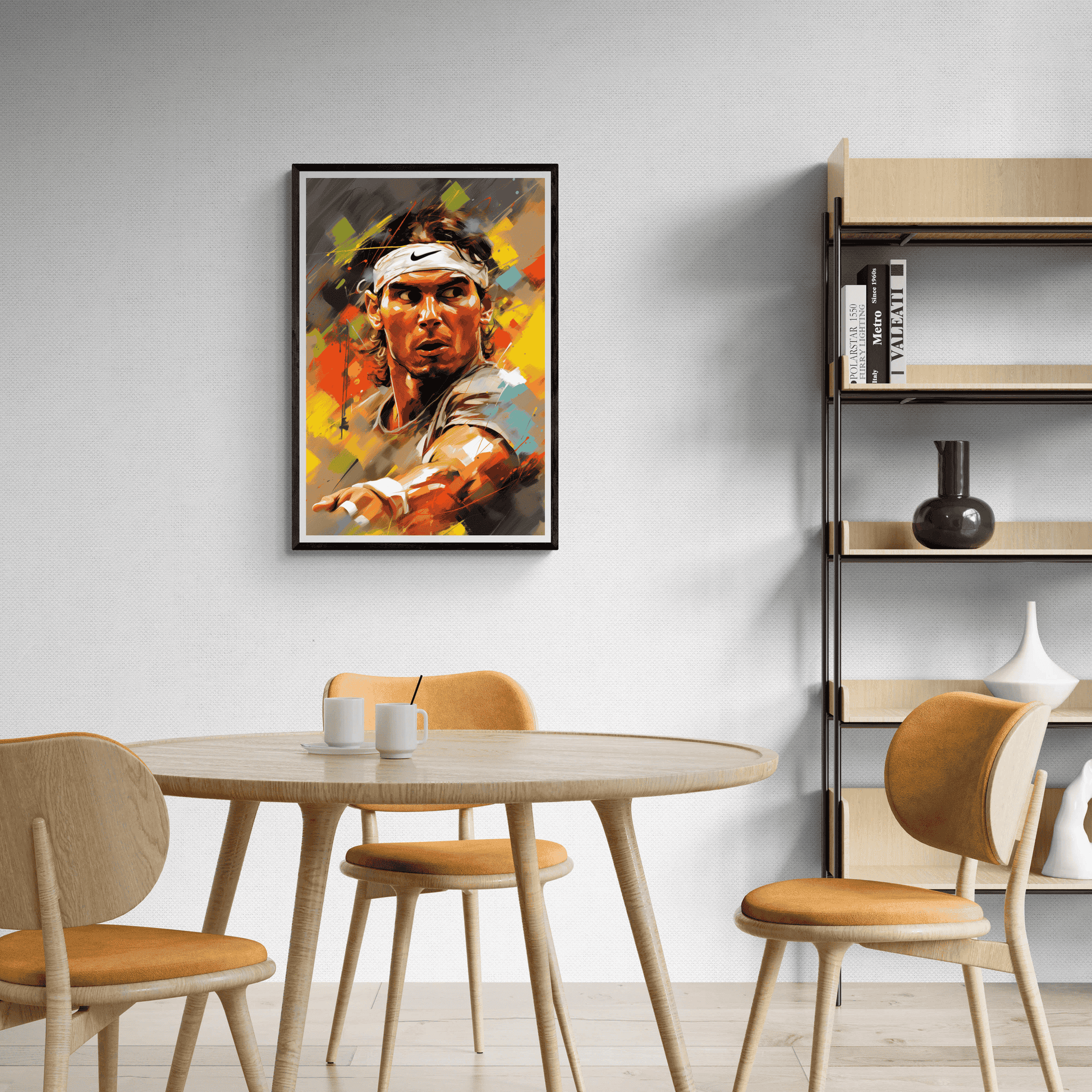 Rafael Nadal | Tennis Legend Wanddecoratie | Hoogwaardige Posters Muurdecoratie | Voor Thuis