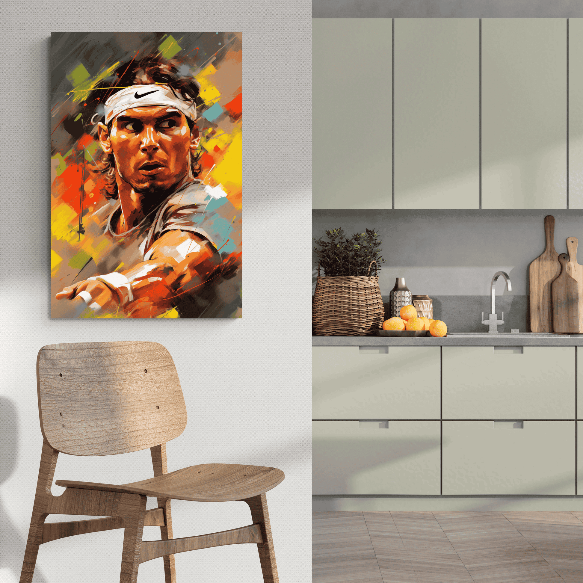 Rafael Nadal | Tennis Legend Wanddecoratie | Hoogwaardige Posters Muurdecoratie | Voor Thuis