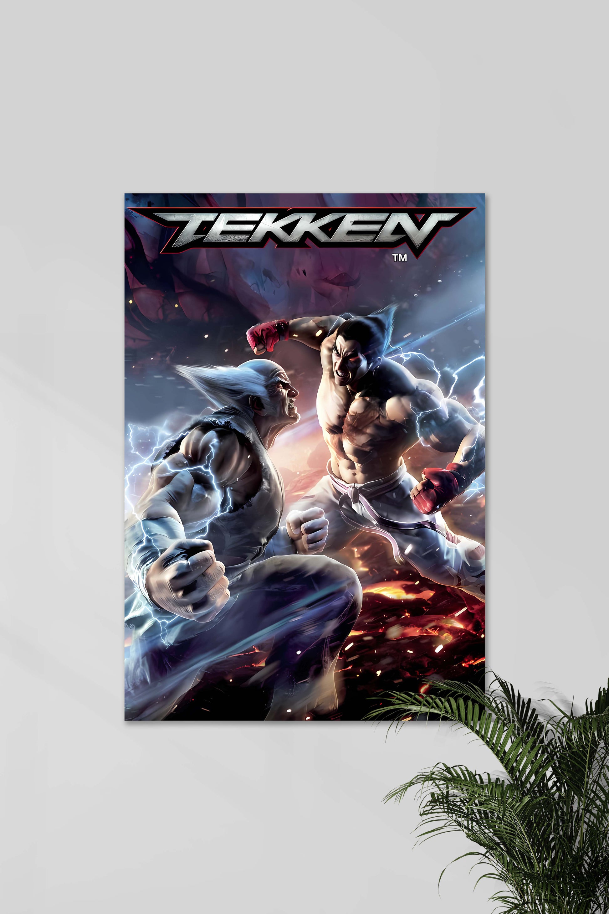 Kazuya vs Heihachi Tekken 7 | Muurdecoratie | Wanddecoratie | Posters | Game Art Decor | Schilderijen