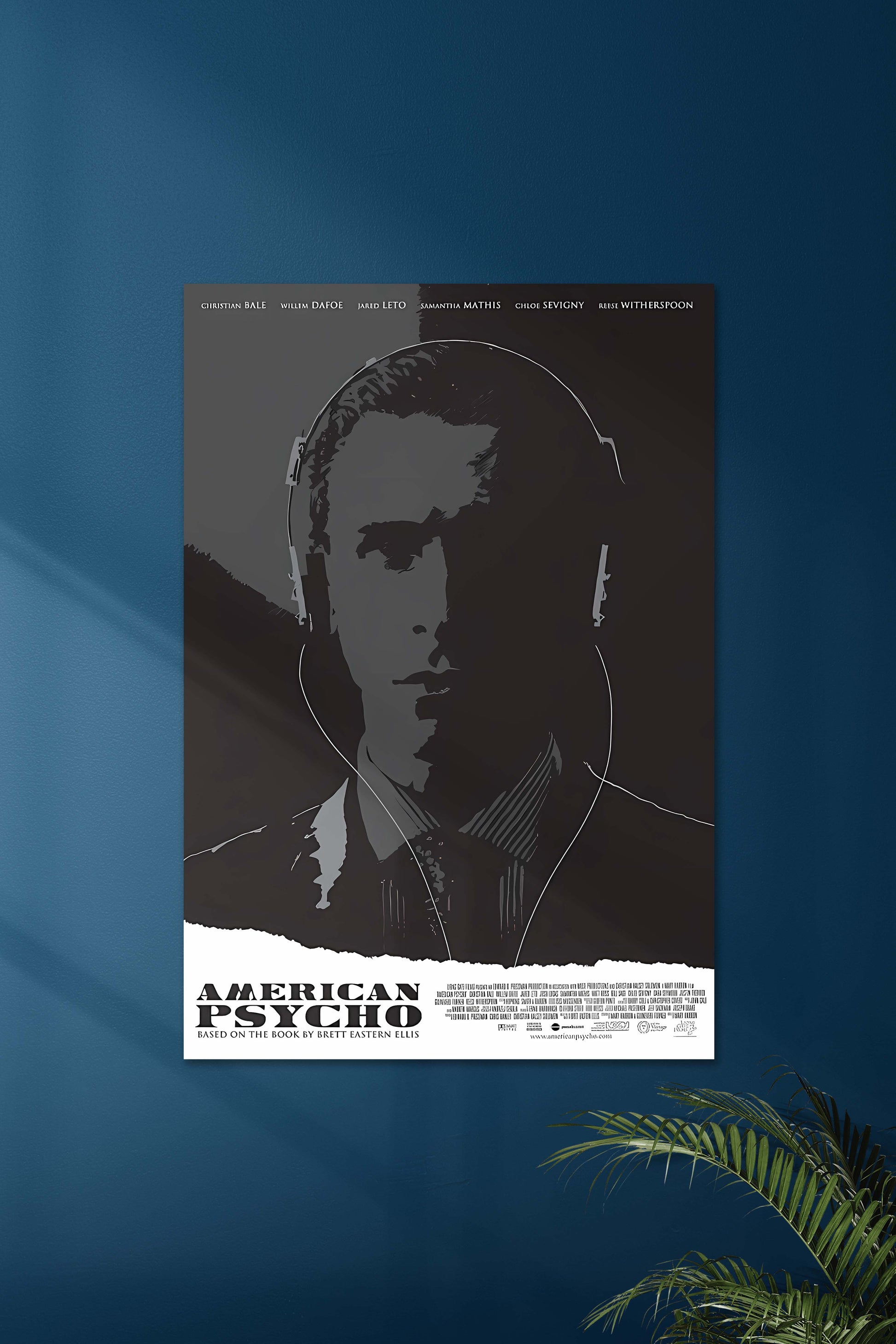 American Psycho Poster | Christian Bale | Muurdecoratie | Wanddecoratie | Filmkunst | Posters