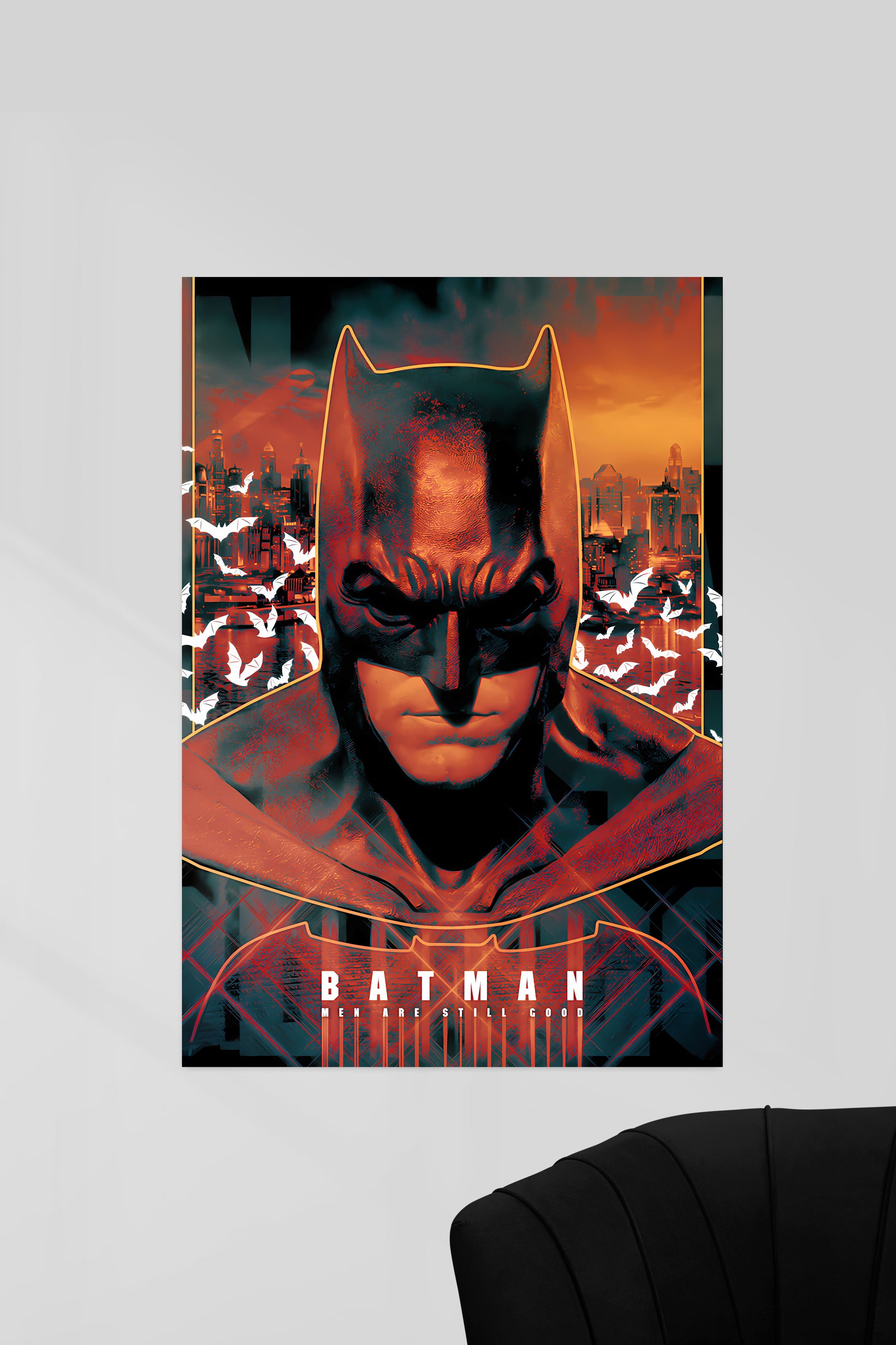 Batman #02 | The Batman | Muurdecoratie | Wanddecoratie voor filmliefhebbers | Posters en schilderijen