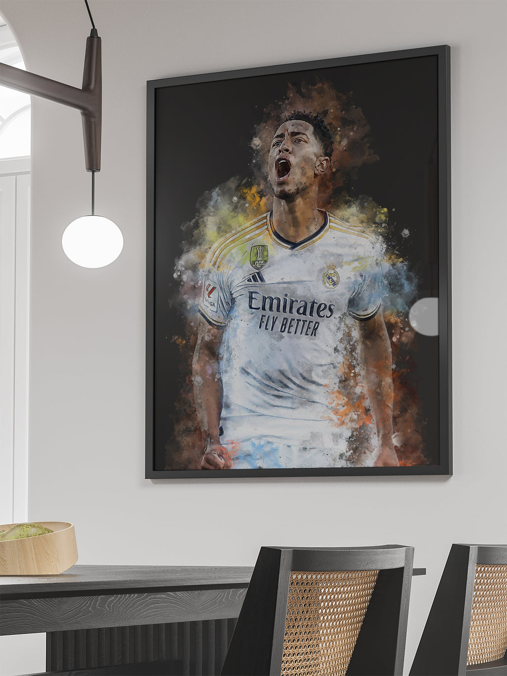 Jude Bellingham | Muurdecoratie voor Fans | Wanddecoratie voor Sportliefhebbers | Posters | Kunst