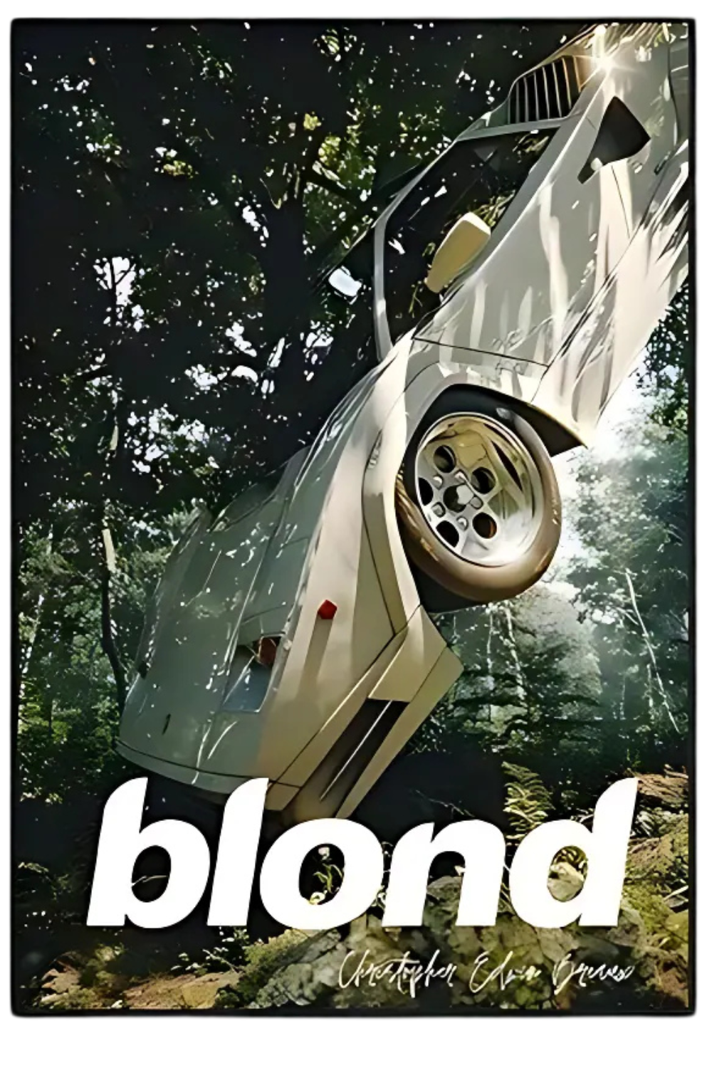 Countach Poster | Visual Kunst Print | Muurdecoratie | Wanddecoratie | Canvas Kunst | Blond Design