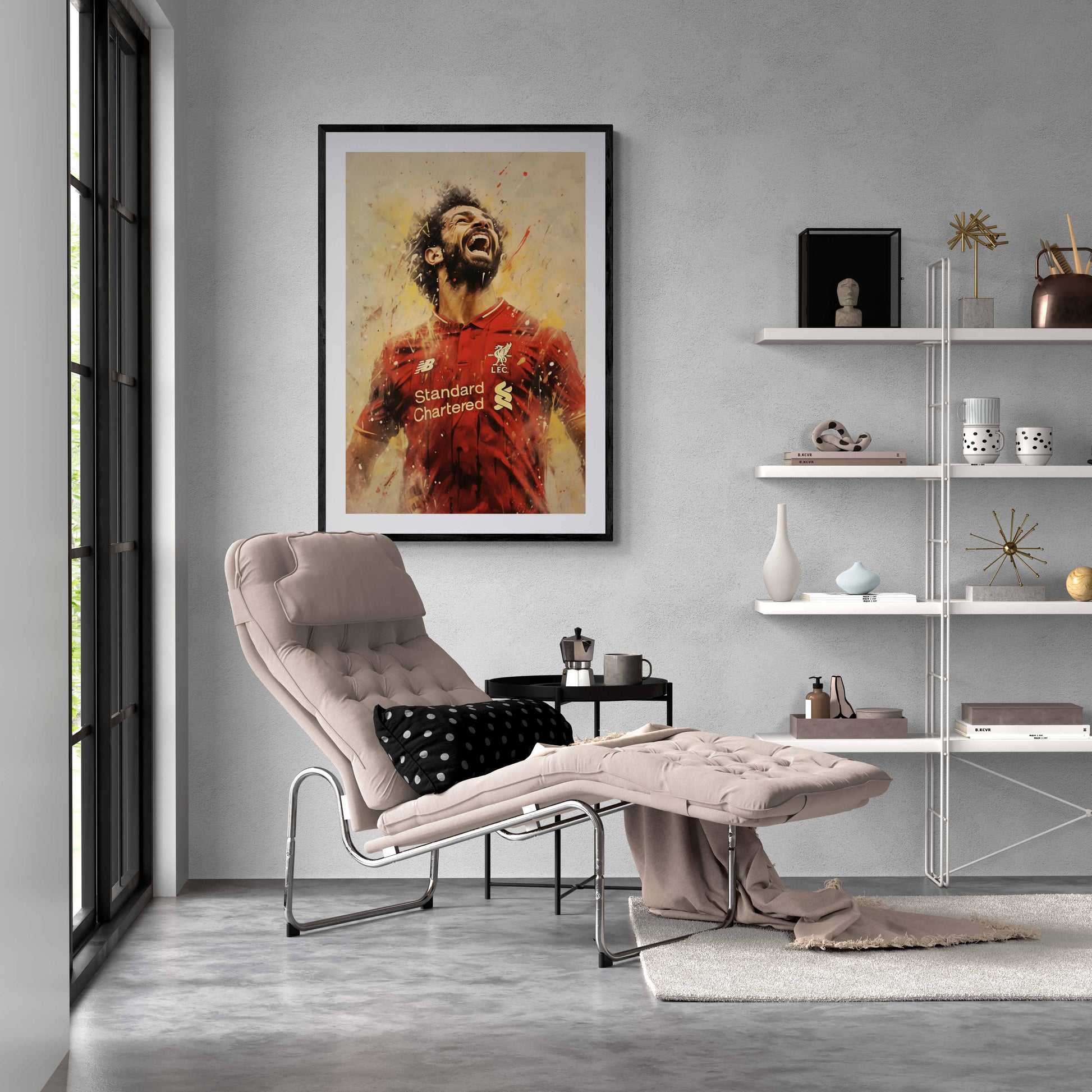 Mohamed Salah Poster | Liverpool FC | Iconische Sport Kunst | Muurdecoratie Voetbalfans | Posters