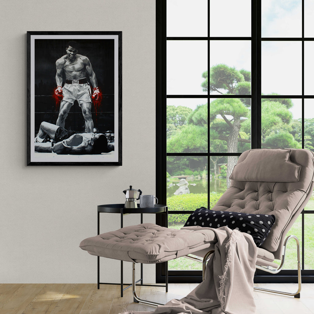 Muhammad Ali | Muurdecoratie | Wanddecoratie | Posters | Schilderijen | Canvas kunst | Beroemde Bokser
