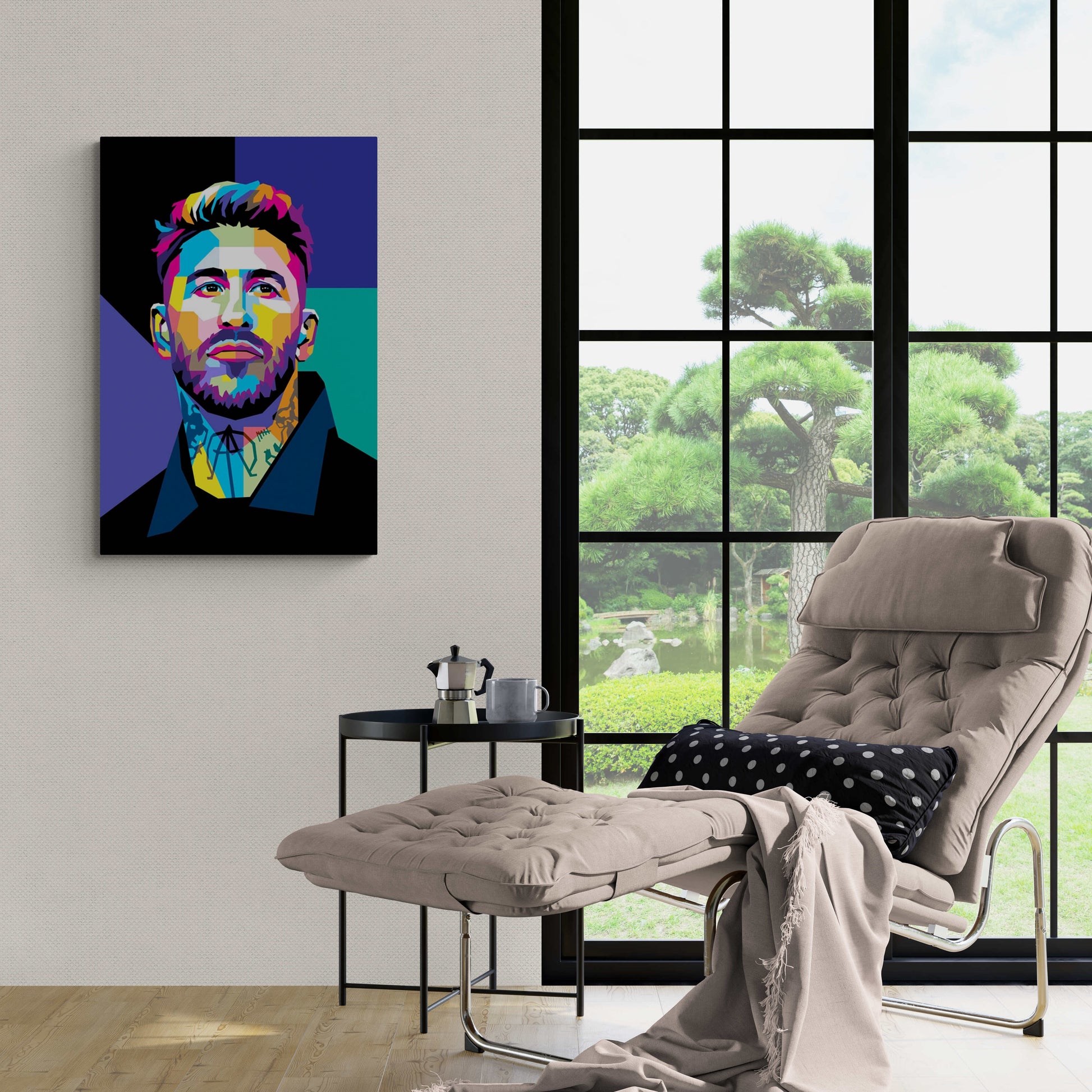 Sergio Ramos Poster | Muurdecoratie voor thuis | Iconische Voetbalster | Wanddecoratie Hoge Kwaliteit