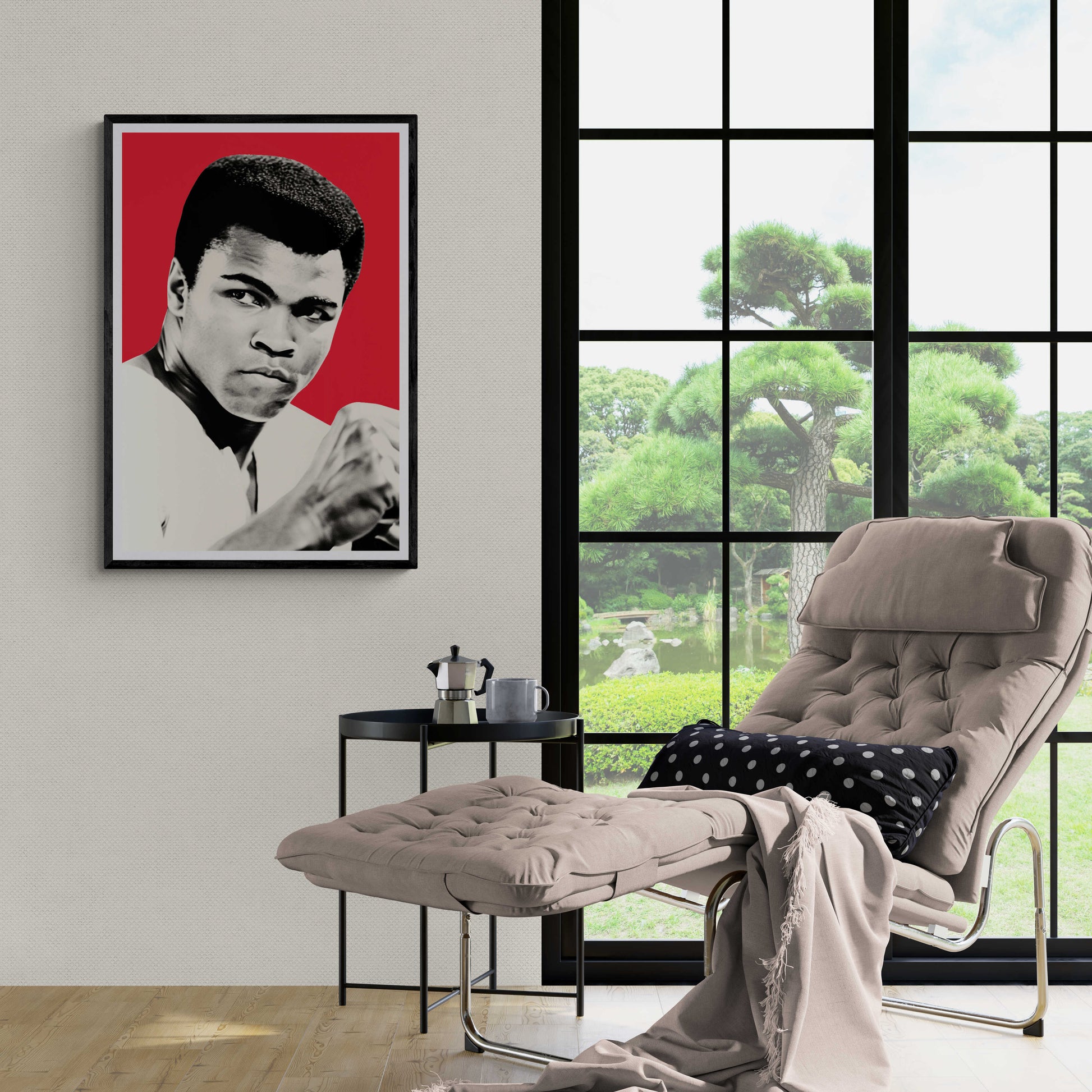 Muhammad Ali Tribute | Bokskampioen Schilderij | Vintage Sporticoon | Wanddecoratie | Muurdecoratie Poster