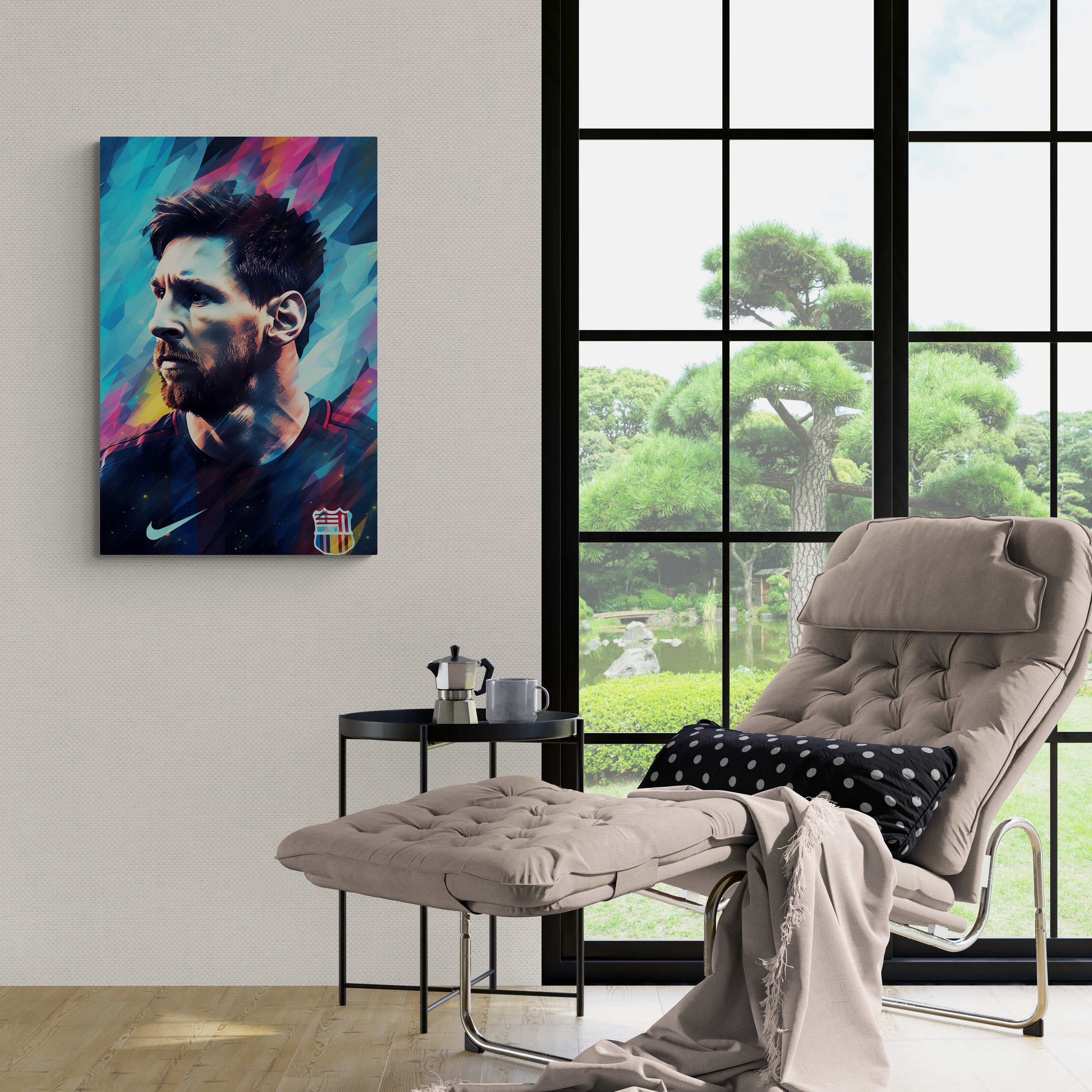 Lionel Messi Poster | Iconische Muurdecoratie | Prachtige Wanddecoratie voor Huis en Tuin | Ideal voor Sportliefhebbers