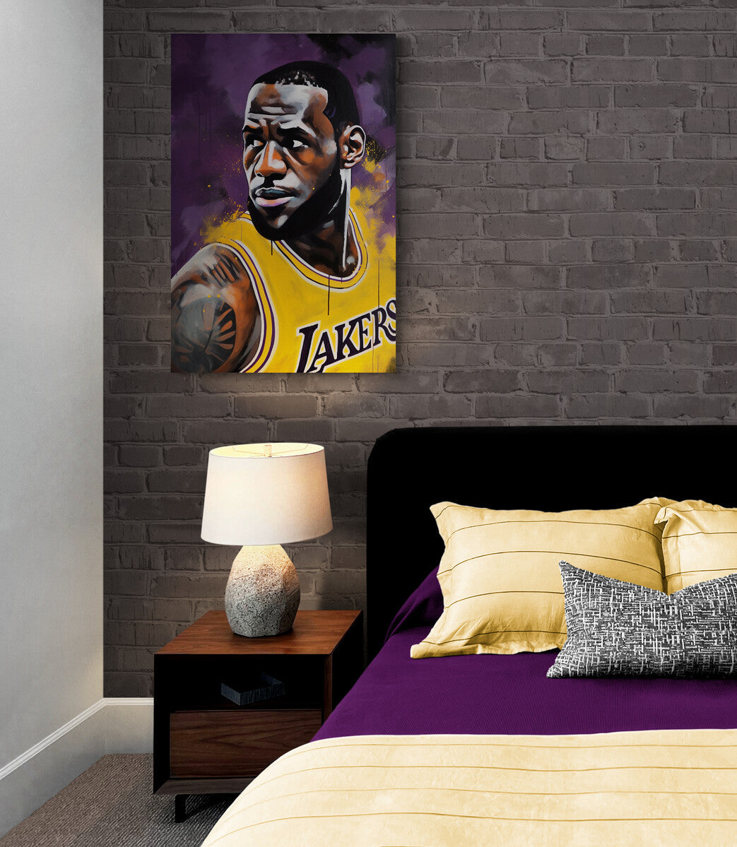 Lebron James Poster | Muurdecoratie voor fans | Wanddecoratie Basketballer | Posters voor Thuis en Kantoor