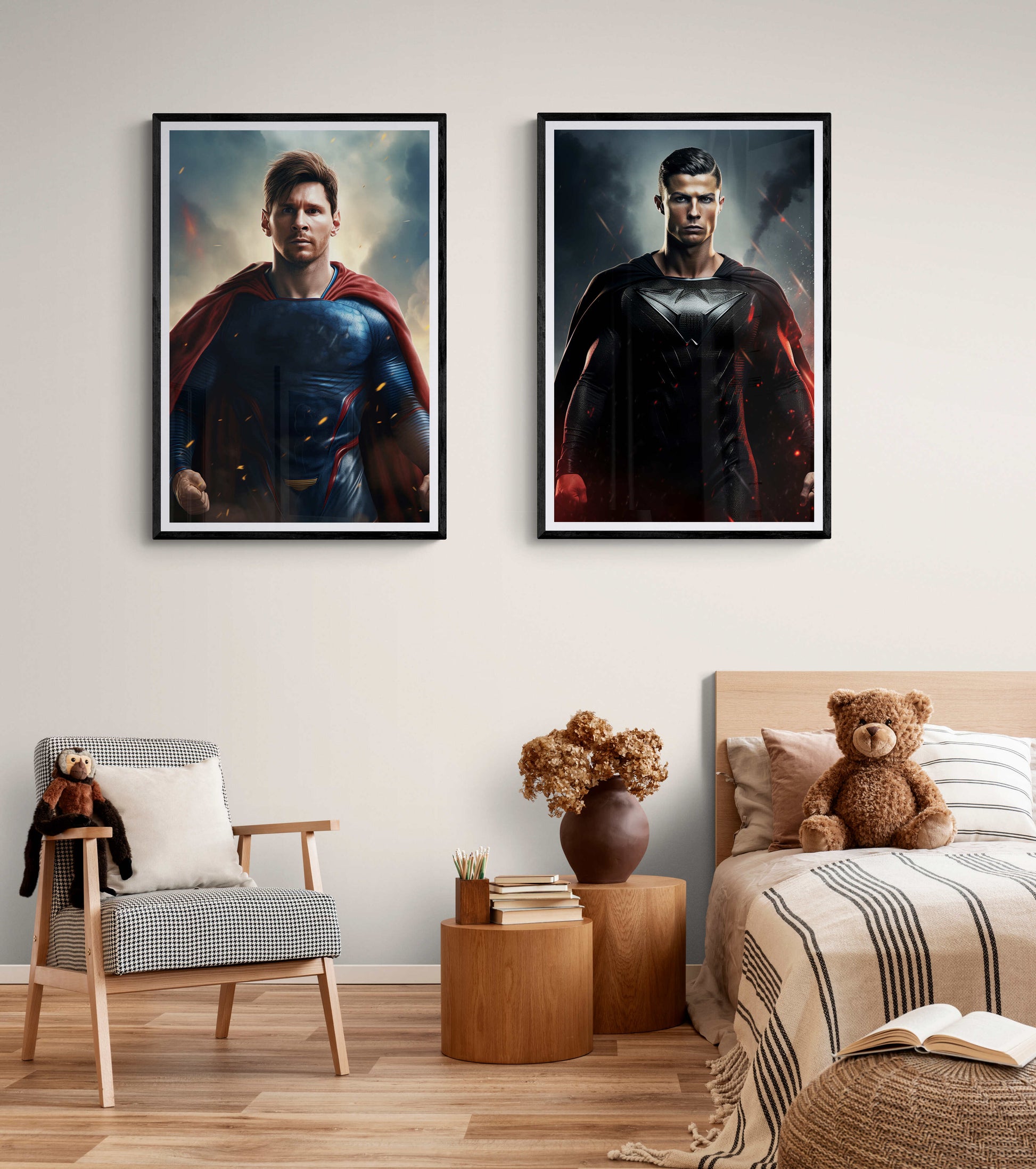 Cristiano Ronaldo | Iconische Muurdecoratie | Premium Wanddecoratie voor Huis & Tuin | Sports Posters