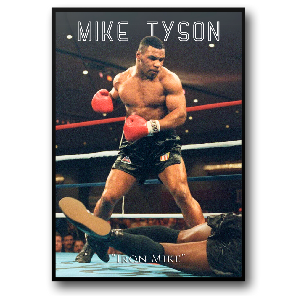 Iron Mike | Muurdecoratie bokslegende | Mike Tyson Posters | Wanddecoratie The Greatest Ever