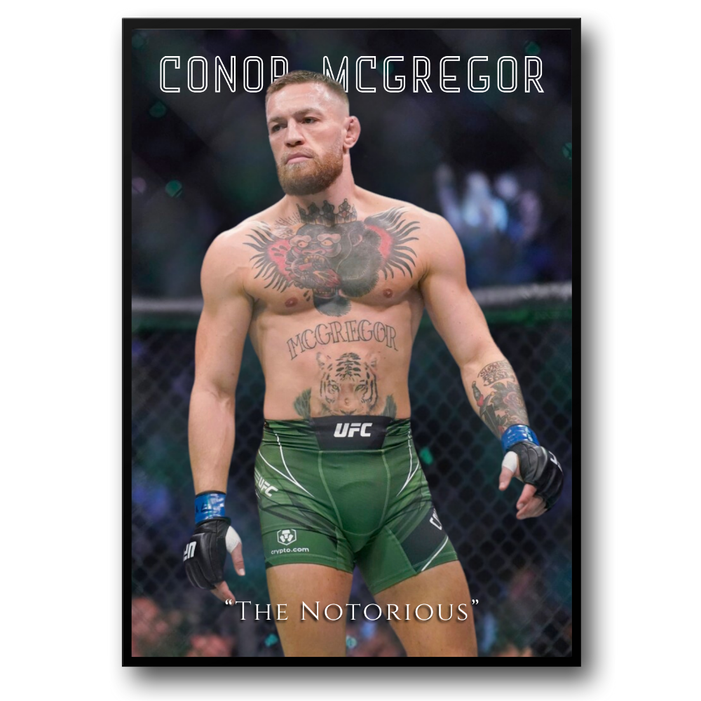 The Notorious MMA Fighter | Conor McGregor Poster | Muurdecoratie | Wanddecoratie | Canvas | Schilderijen
