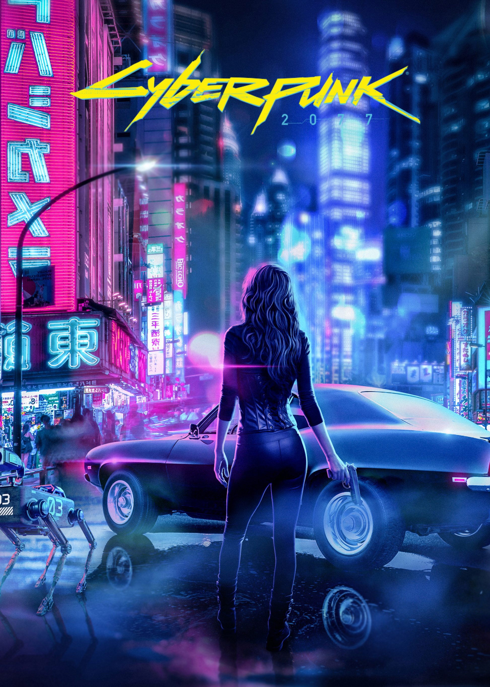 Cyberpunk 2077 | Gaming Posters | Futuristische Wanddecoratie | Kwaliteitsprint | Sci-Fi Muurdecoratie | Gaming Kamer Kunst | Levendige Kleuren | Verzamelbare Muurkunst