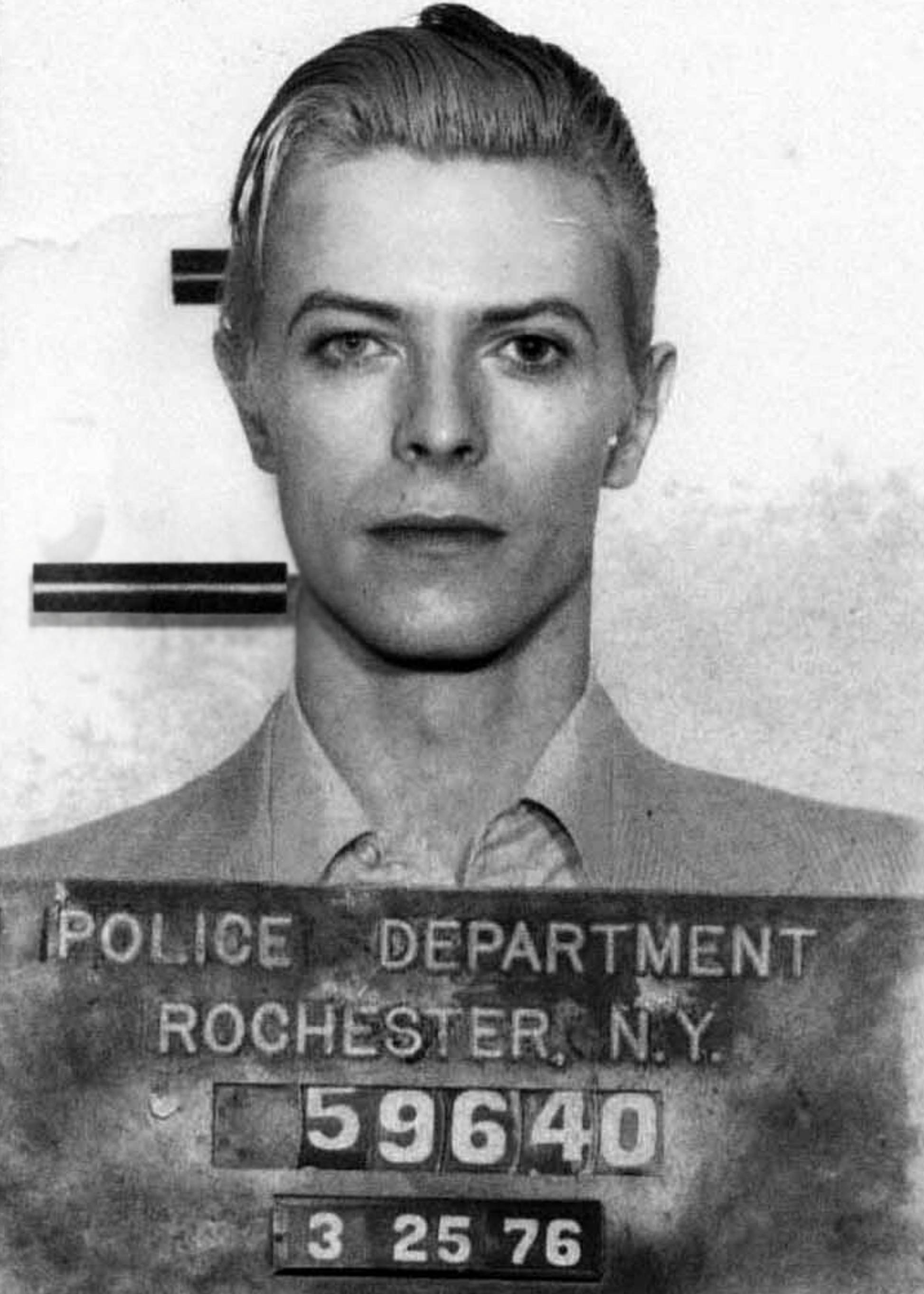 David Bowie | Iconische Muziek Kunst | Muurdecoratie | Wanddecoratie | Vintage Mugshot Posters | Kunst Print