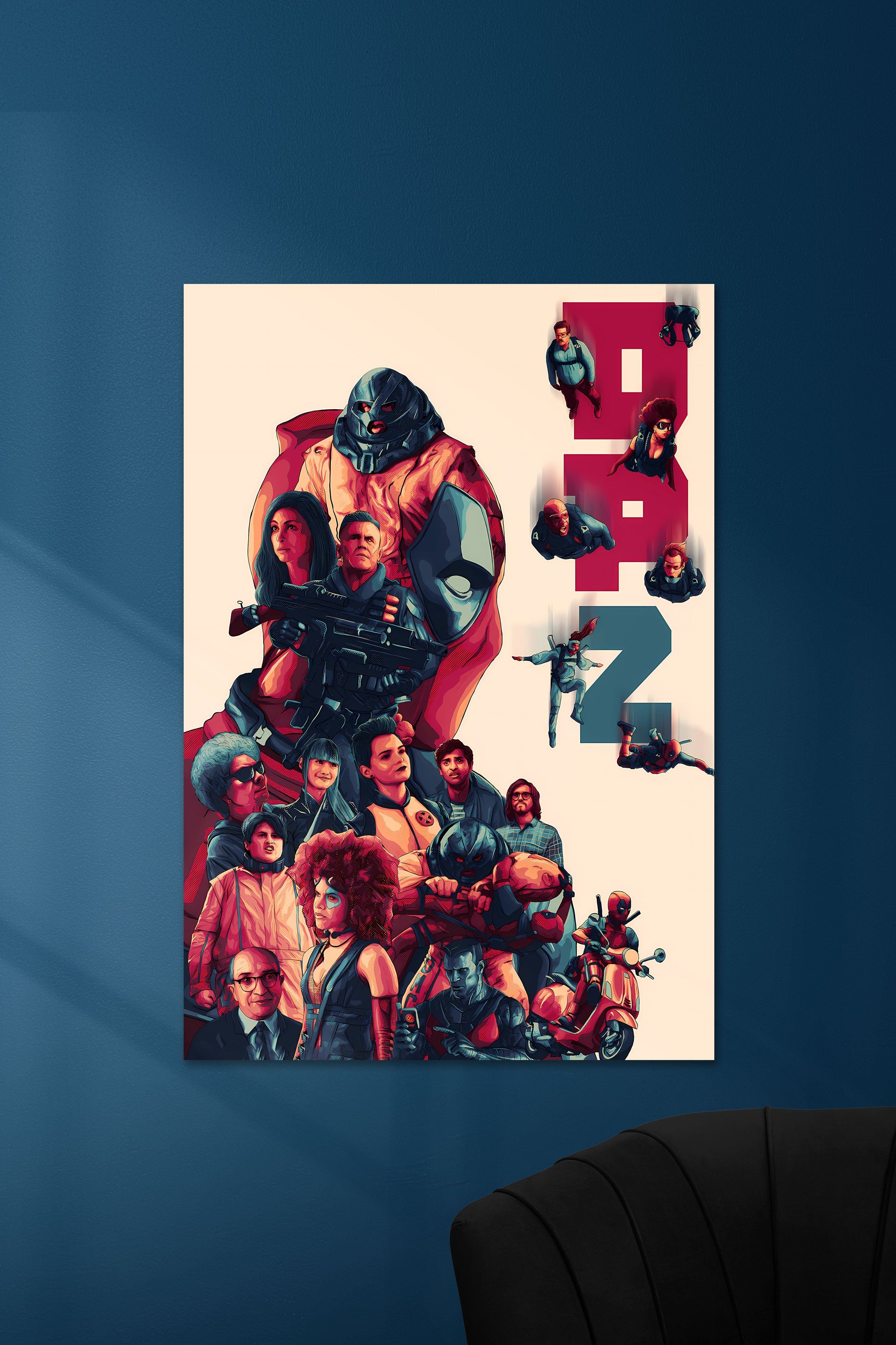 DEADPOOL #02 | Movie Poster | Muurdecoratie | Wanddecoratie | Posters | Schilderijen | Canvas kunst