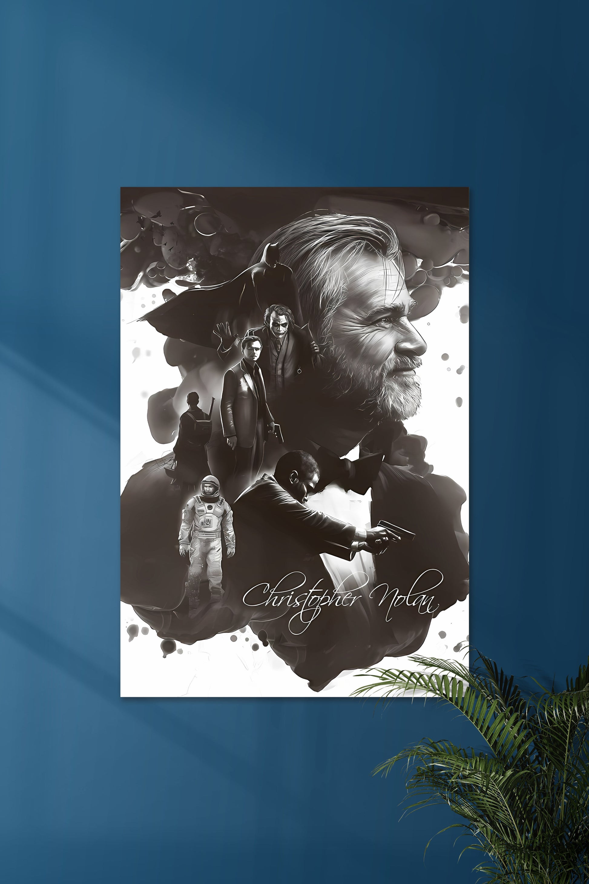 Christopher Nolan Concept Art | Muurdecoratie Film Poster | Wanddecoratie voor Huis | Kunst Posters