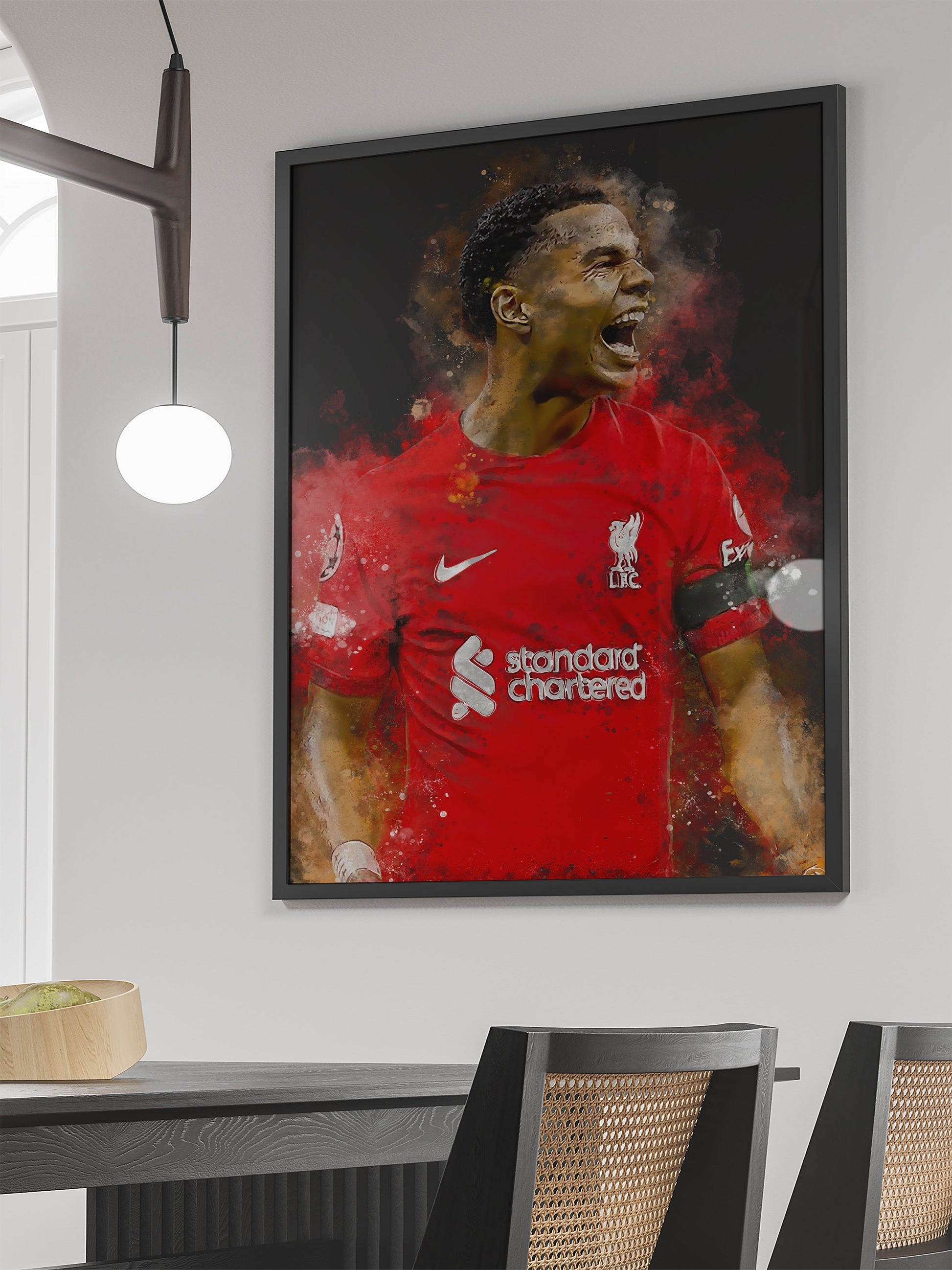 Gakpo Football Soccer | Posters | Wanddecoratie | Muurdecoratie | Huis en Tuin | Kunst