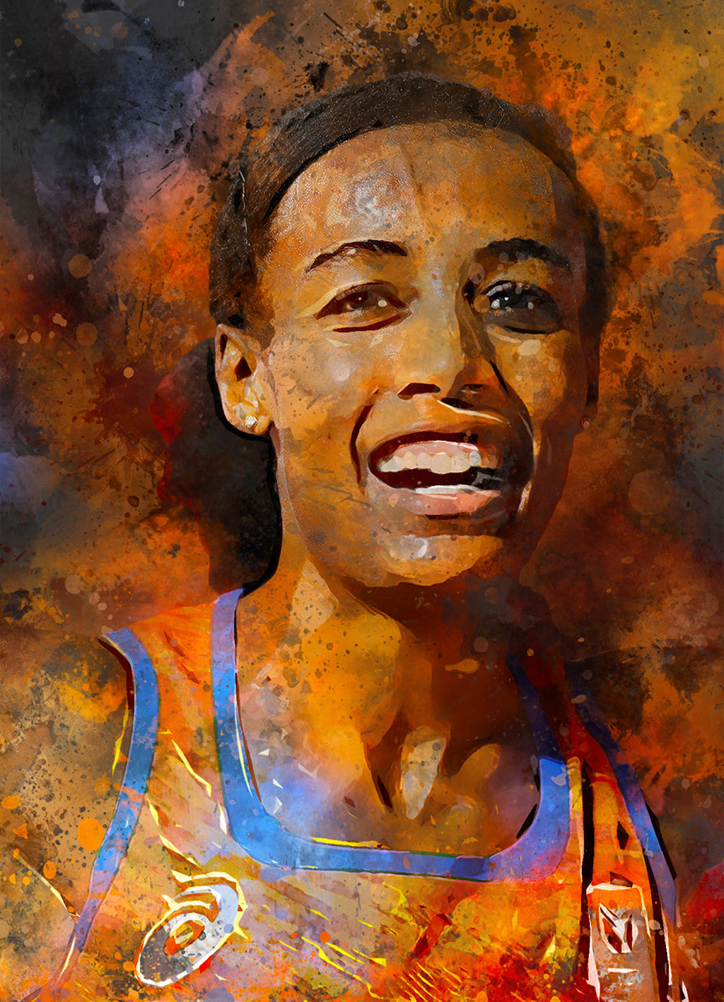 Sport Poster | Muurdecoratie | Wanddecoratie | Hassan | Posters voor Interieur | Canvas Kunst