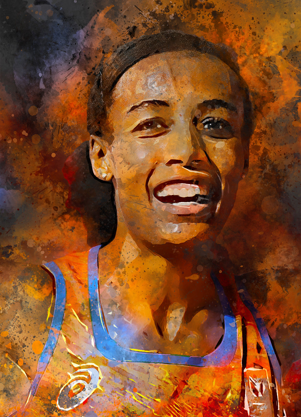 Sport Poster | Muurdecoratie | Wanddecoratie | Hassan | Posters voor Interieur | Canvas Kunst