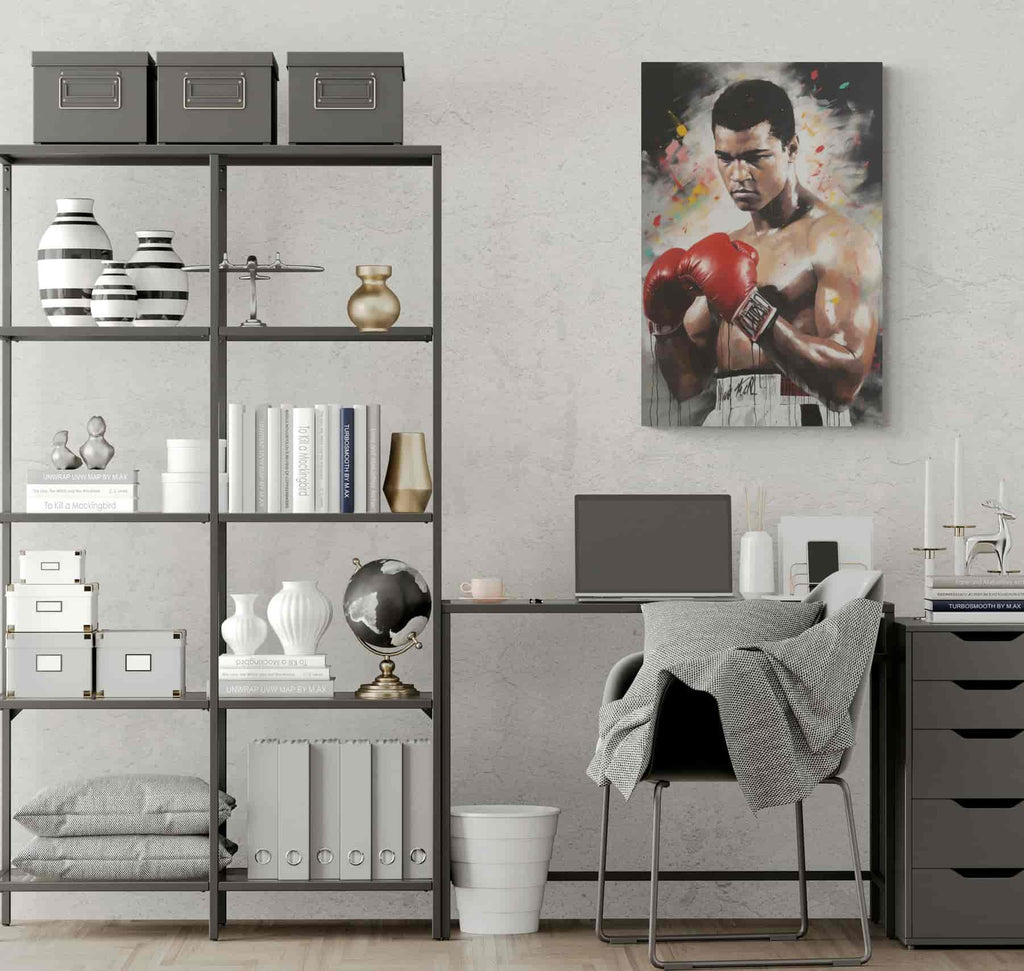 Muhammad Ali Poster | Muurdecoratie | Wanddecoratie voor thuis | Posters | Schilderijen | Canvas Kunst