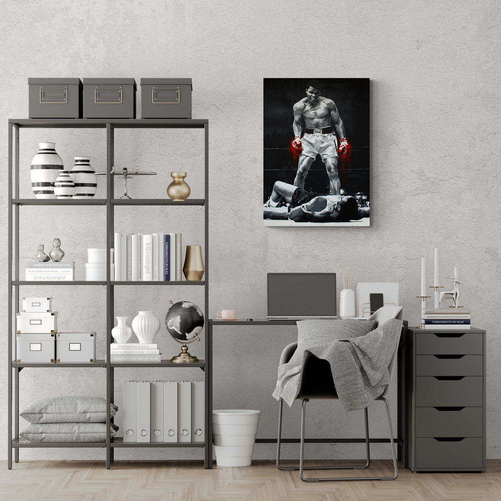 Muhammad Ali | Muurdecoratie | Wanddecoratie | Posters | Schilderijen | Canvas kunst | Beroemde Bokser