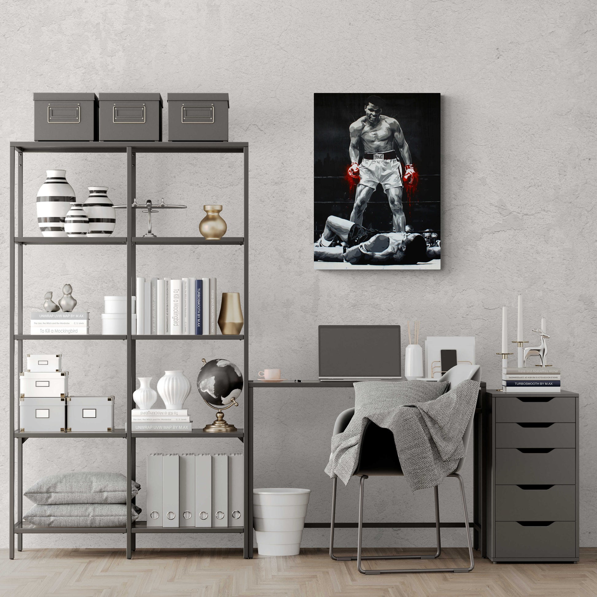 Muhammad Ali | Muurdecoratie | Wanddecoratie | Posters | Schilderijen | Canvas kunst | Beroemde Bokser