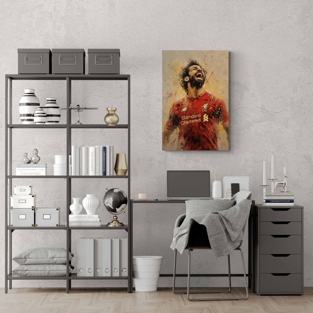 Mohamed Salah Poster | Liverpool FC | Iconische Sport Kunst | Muurdecoratie Voetbalfans | Posters