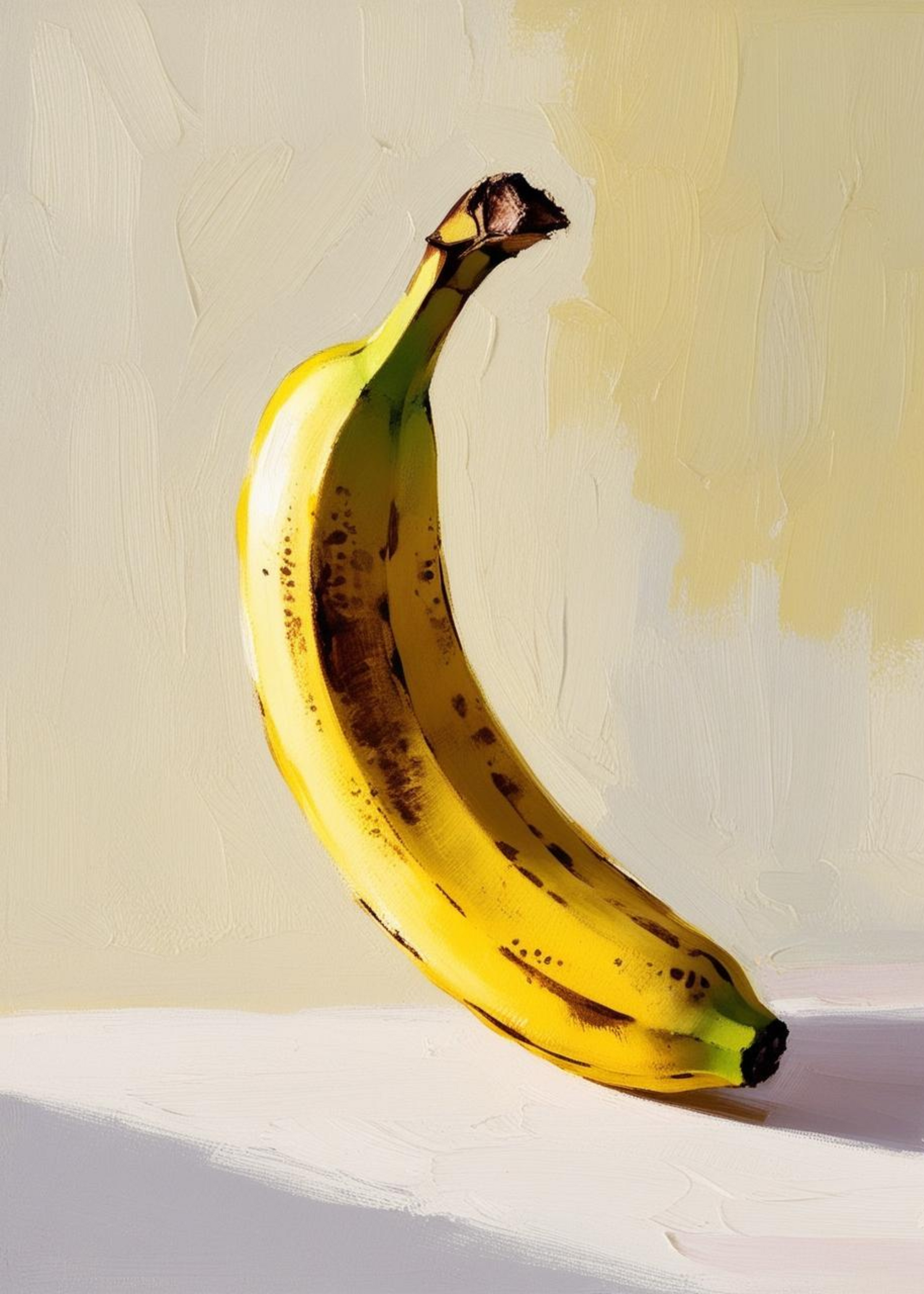 Banana Poster | Wanddecoratie | Botanische Print | Muurdecoratie | Fruits Gallery Kunst