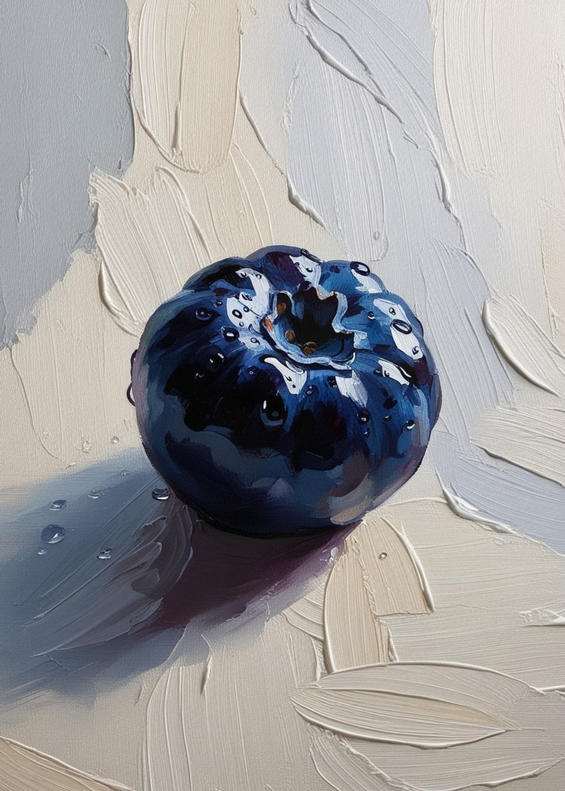 Fresh Blueberry Poster | Muurdecoratie Keuken | Fruits Gallery | Natuur Inspiratie | Schilderijen Wanddecoratie