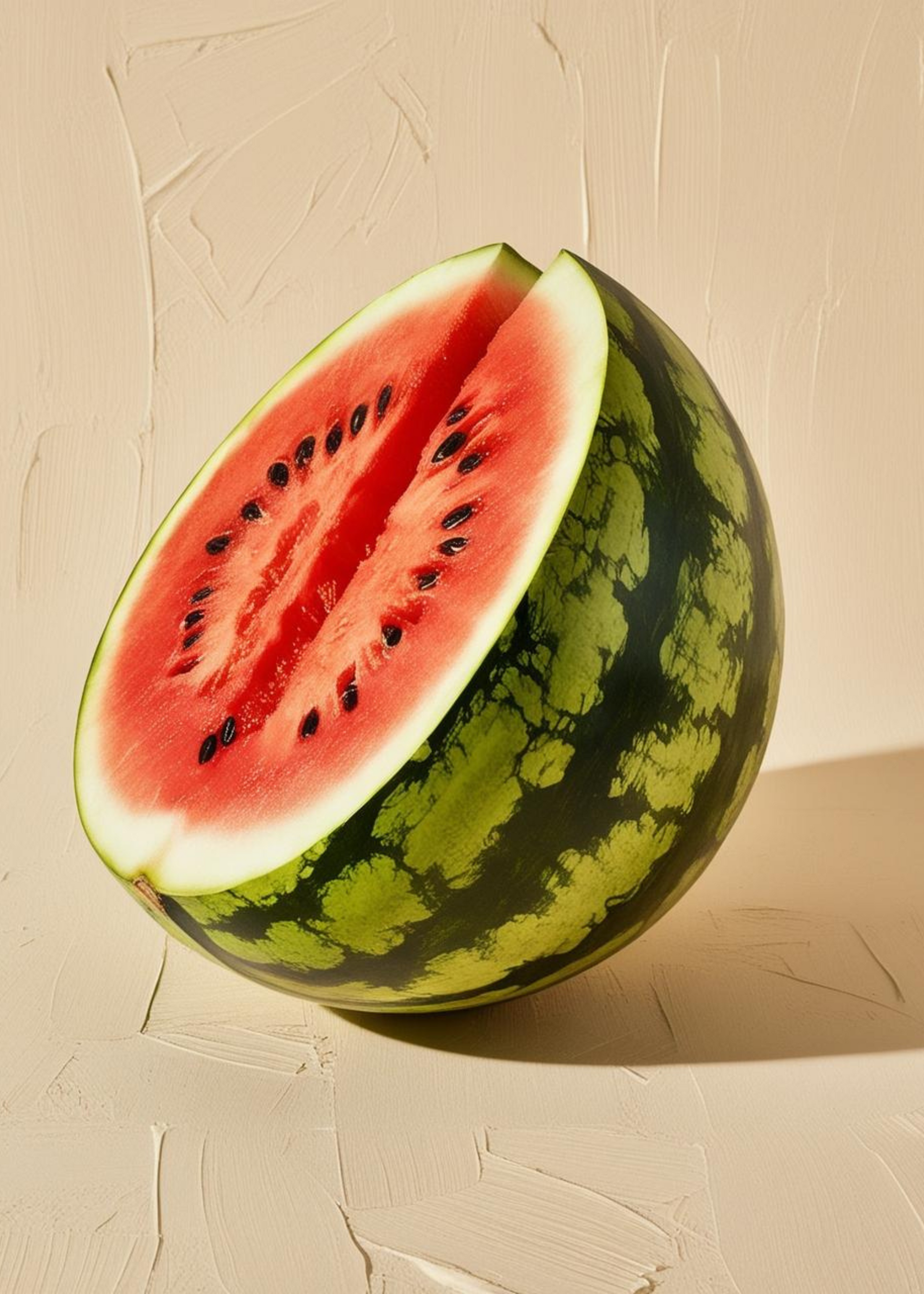 Watermelon Poster | Muurdecoratie | Kleurrijke Fruit Kunst | Keuken Wanddecoratie | Verse Vruchten Kunst