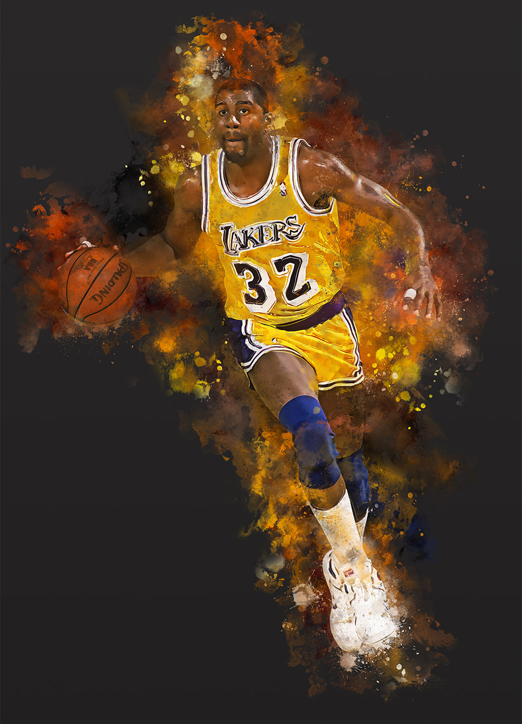 Johnson sport poster | Muurdecoratie | Wanddecoratie | Posters | Kunst voor Huis en Tuin