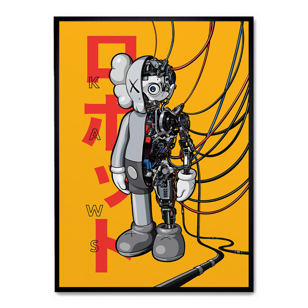 KAWS Robot | Limited Edition | Muurdecoratie | Moderne Wanddecoratie | Urban Art Posters | Schilderijen