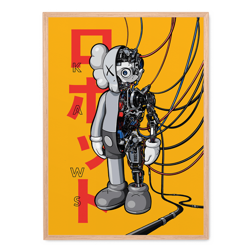 KAWS Robot | Limited Edition | Muurdecoratie | Moderne Wanddecoratie | Urban Art Posters | Schilderijen
