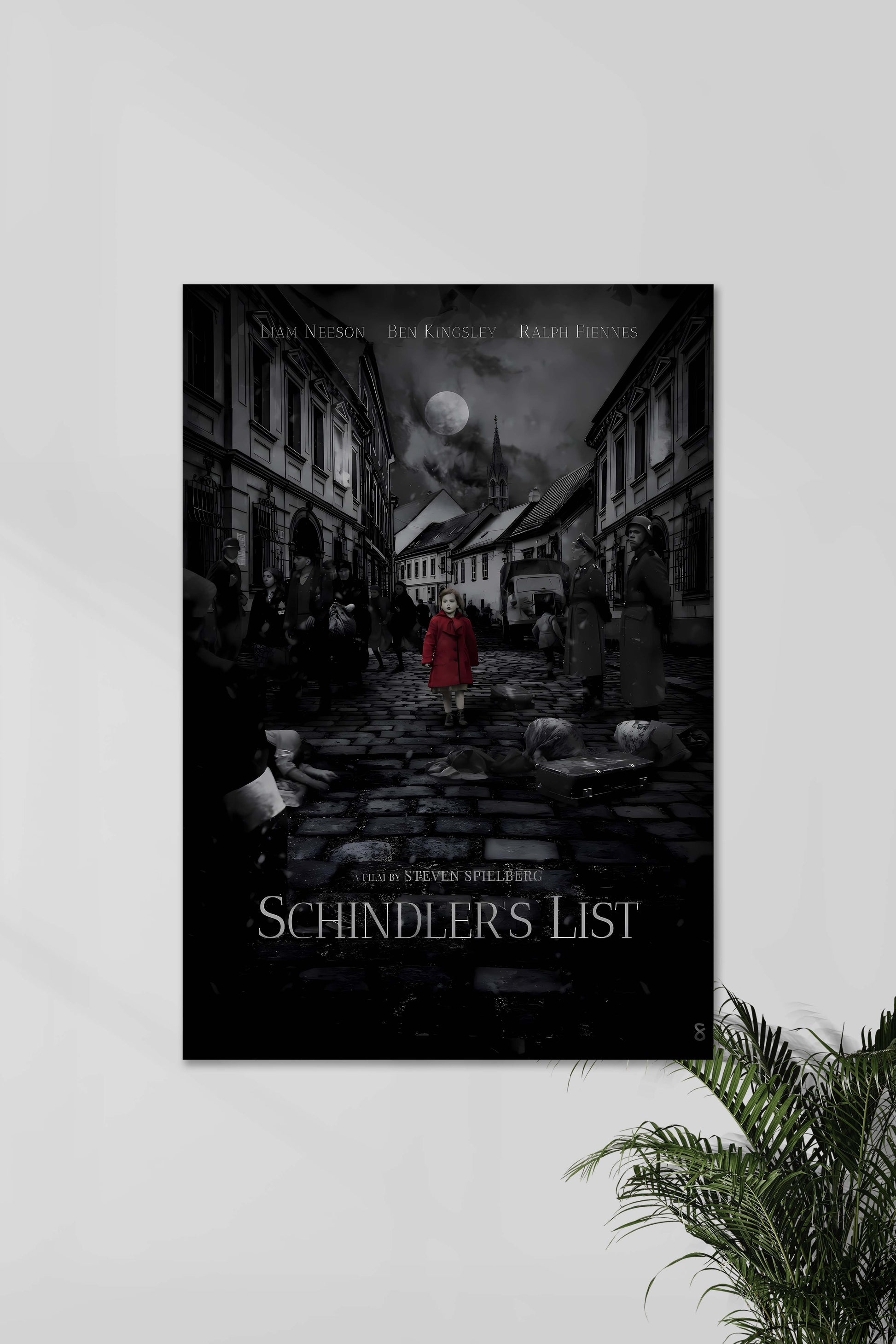 Schindler's List Poster | Steven Spielberg | Cult Films Kunst | Muurdecoratie | Wanddecoratie Ideas