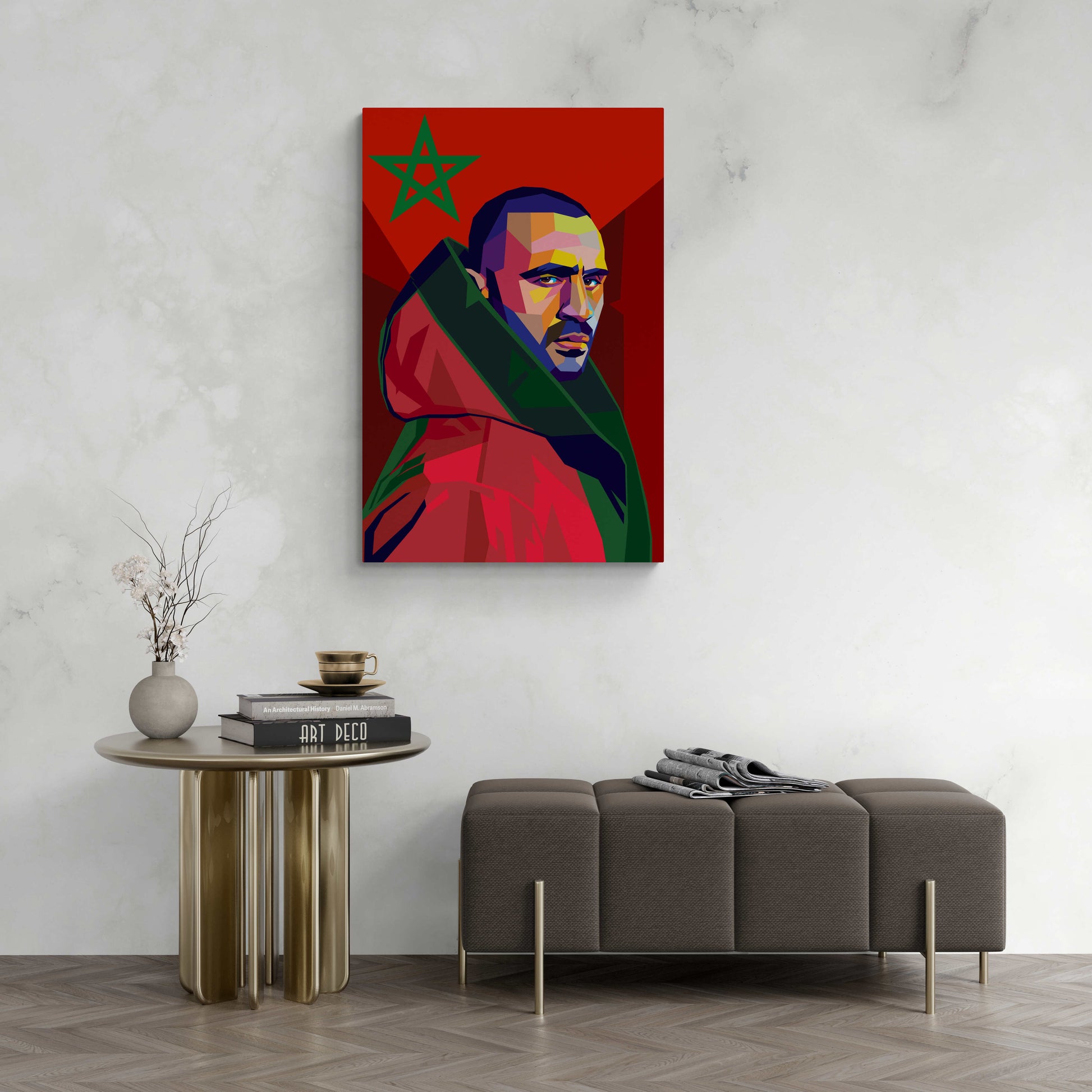 Badr Hari Boxing Legend | Posters | Muurdecoratie | Inspiratie Sport Kunstenaar | Wanddecoratie | Schilderijen