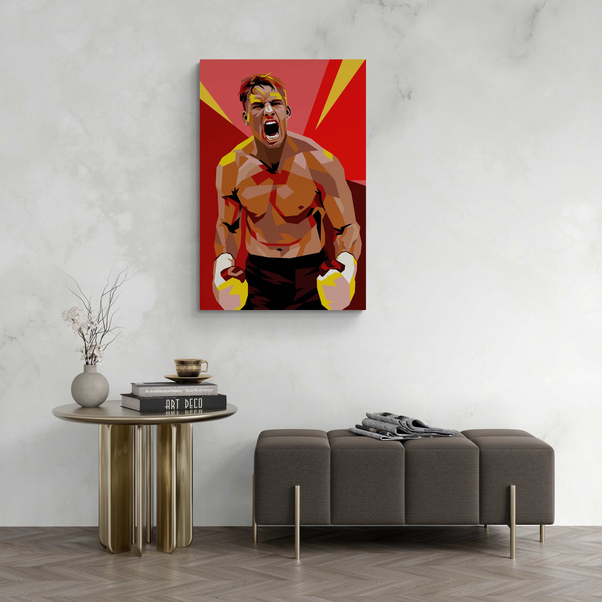 Rico Pop Art | Kleurrijke Muurdecoratie | Moderne Wanddecoratie | Levendig Visueel Kunstwerk Woonkamer Hal