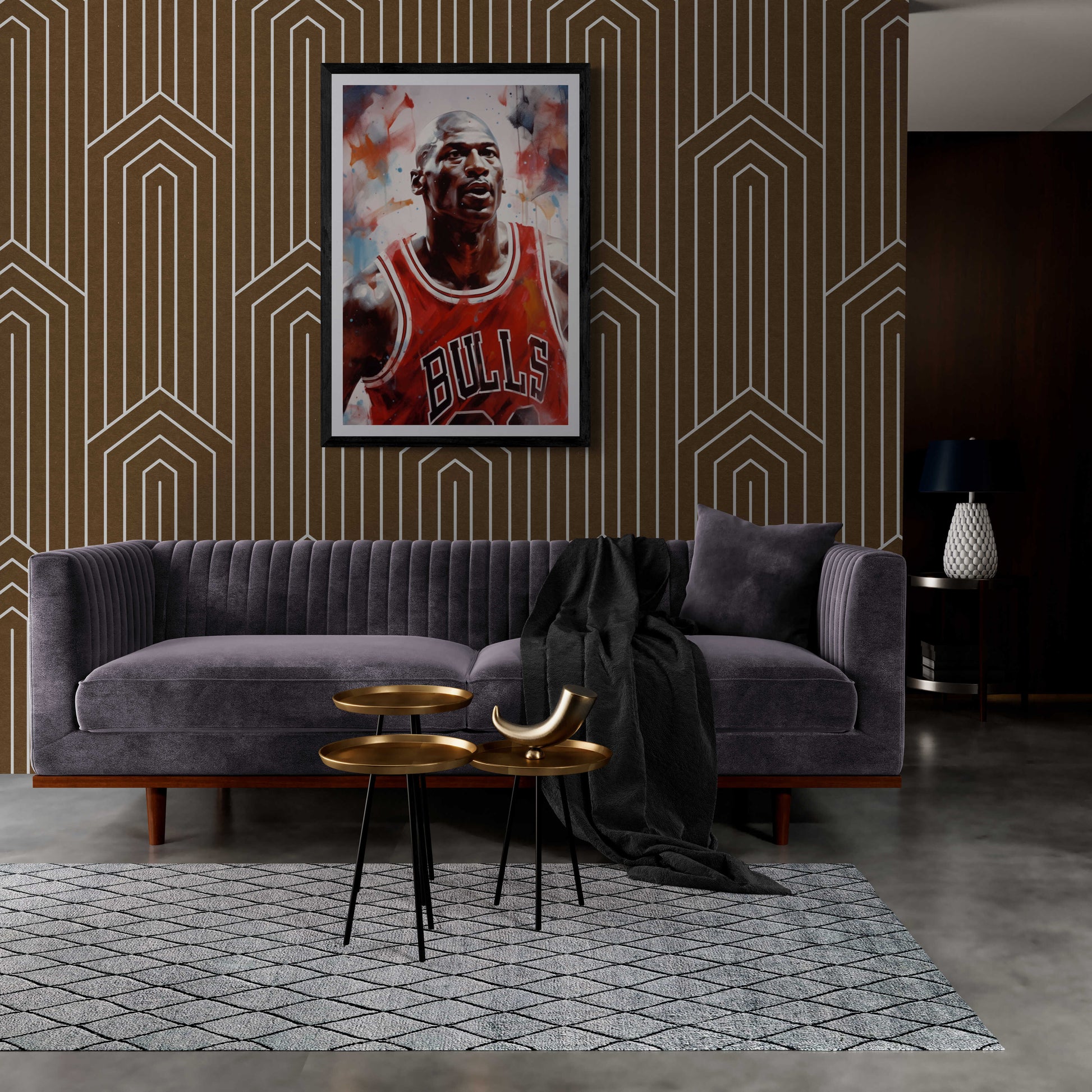 Michael Jordan Poster | Muurdecoratie | Wanddecoratie | Posters voor huis en tuin | Canvas Kunst