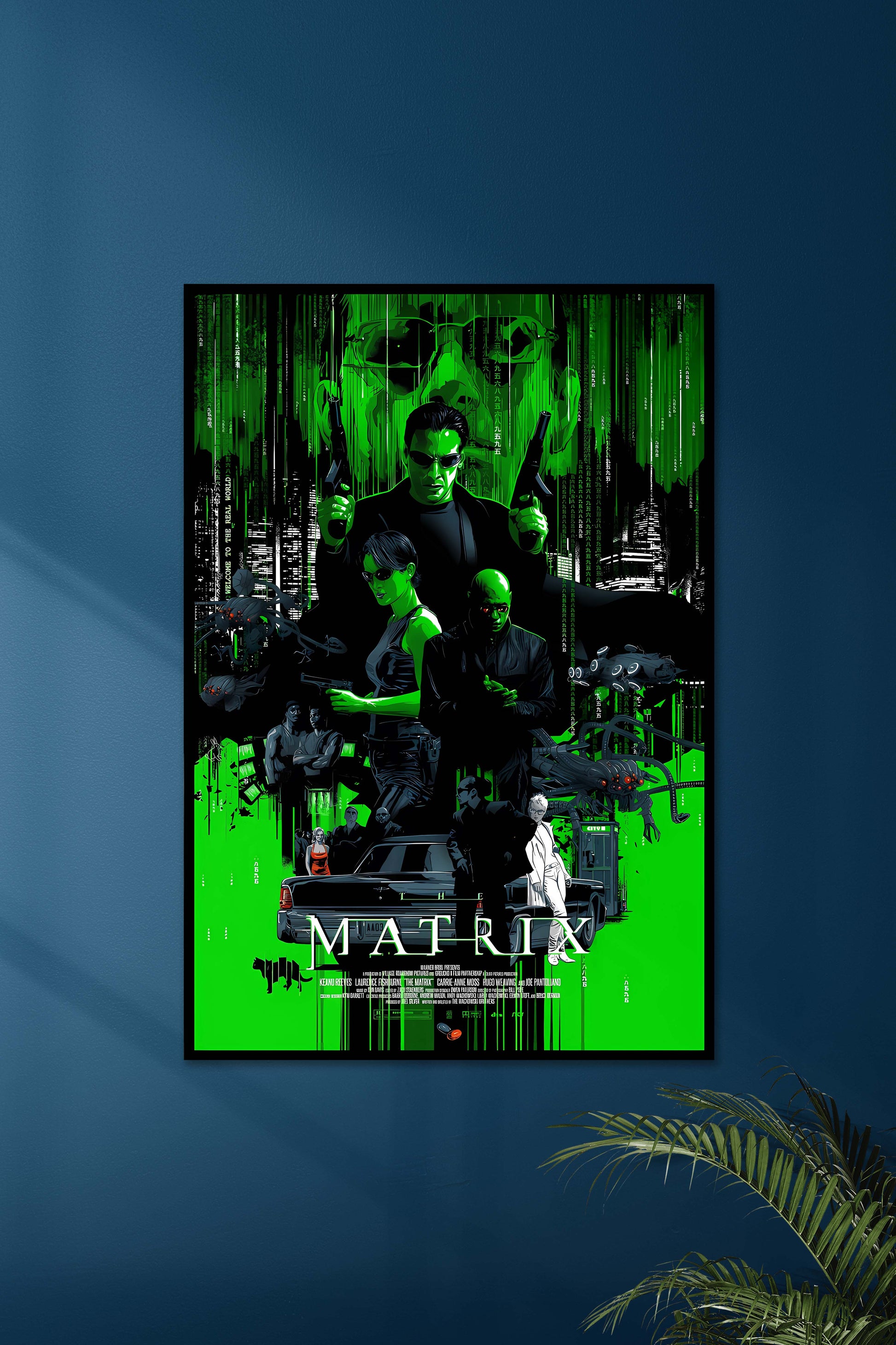 MATRIX | Film Poster | Muurdecoratie | Wanddecoratie | Posters kunst voor thuis | Cinema Kunst Decoratie