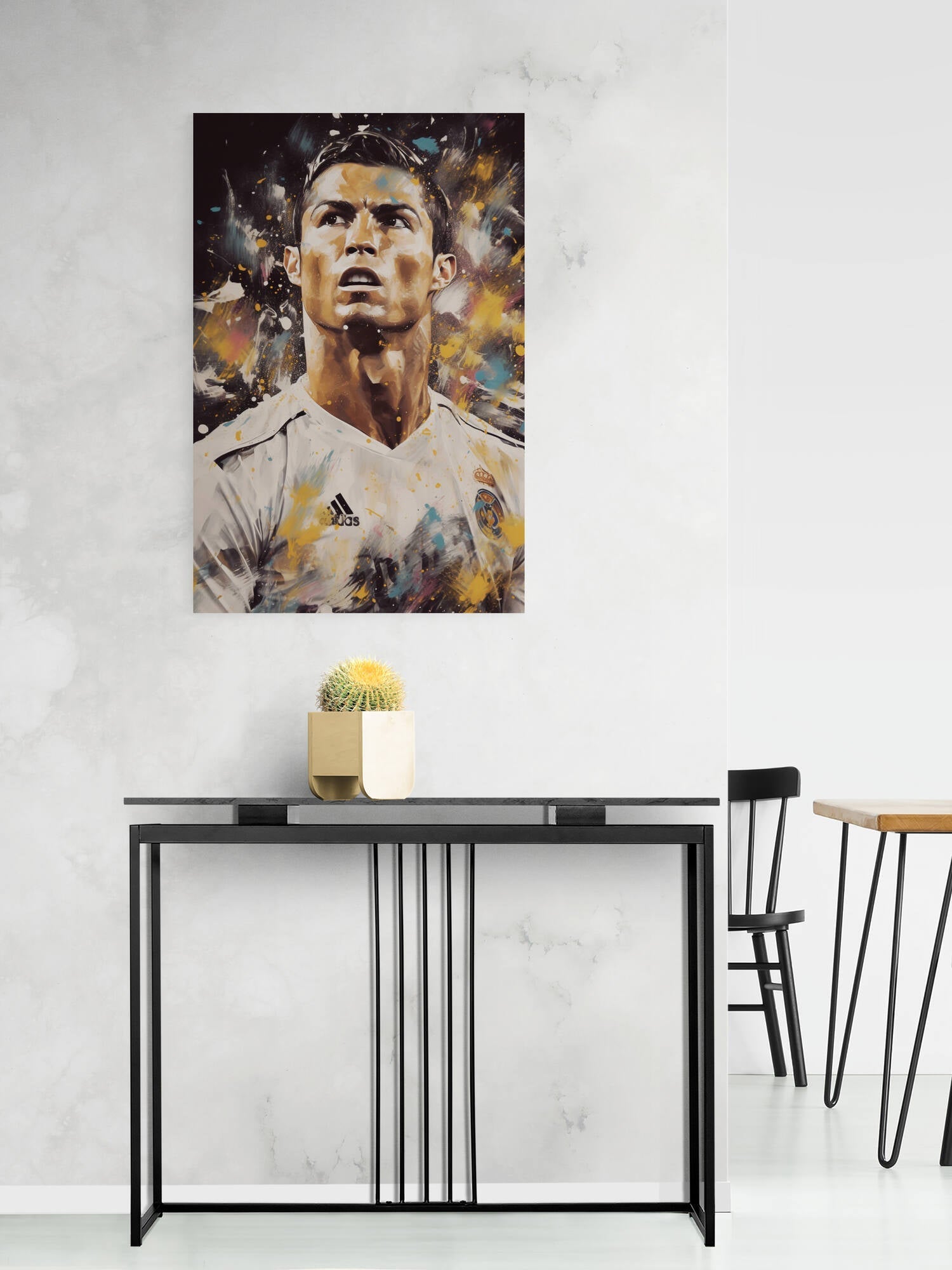 Cristiano Ronaldo | Real Madrid Ster | Iconisch Voetbal Poster | Muurdecoratie | Huis & Kantoor Poster