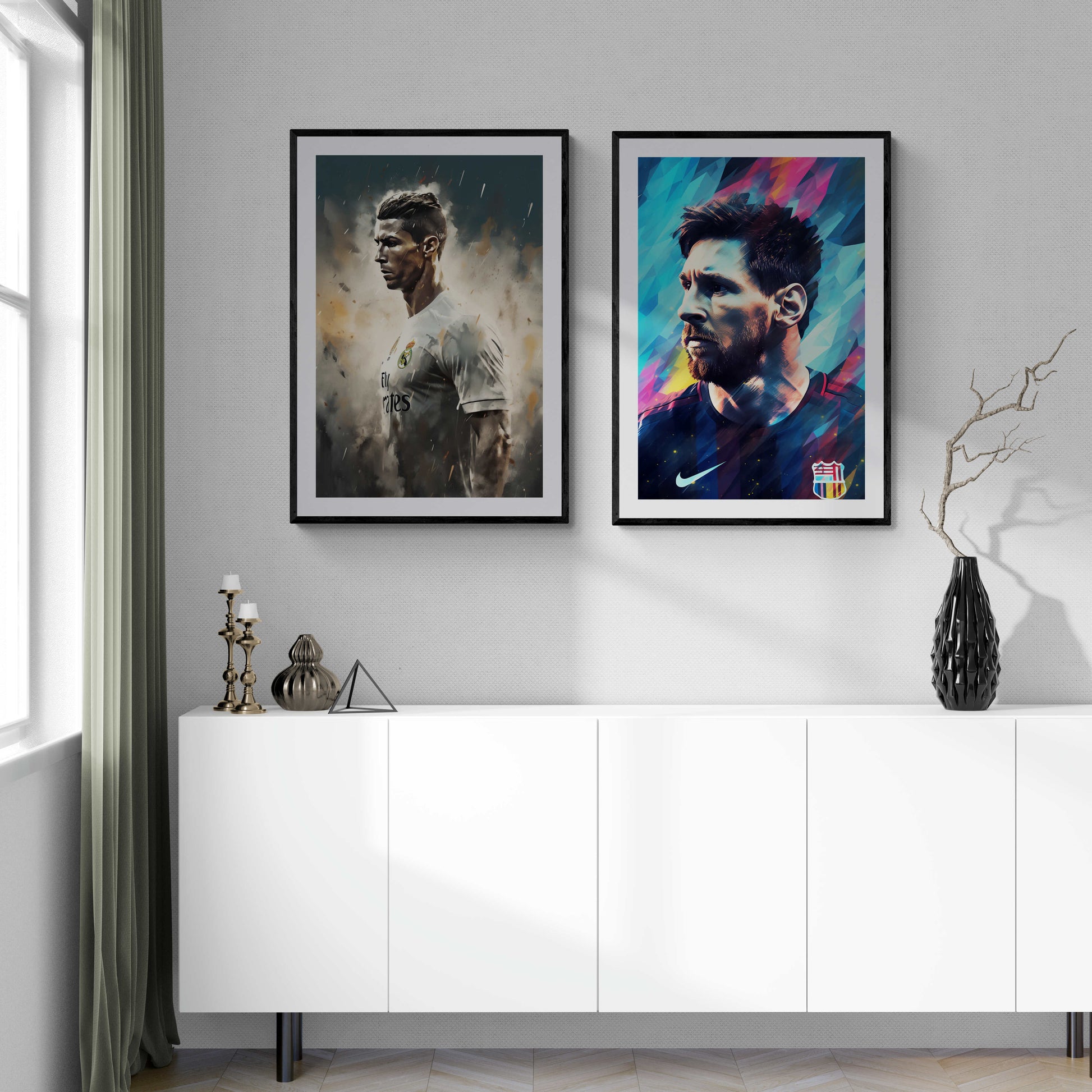 Lionel Messi Poster | Iconische Muurdecoratie | Prachtige Wanddecoratie voor Huis en Tuin | Ideal voor Sportliefhebbers
