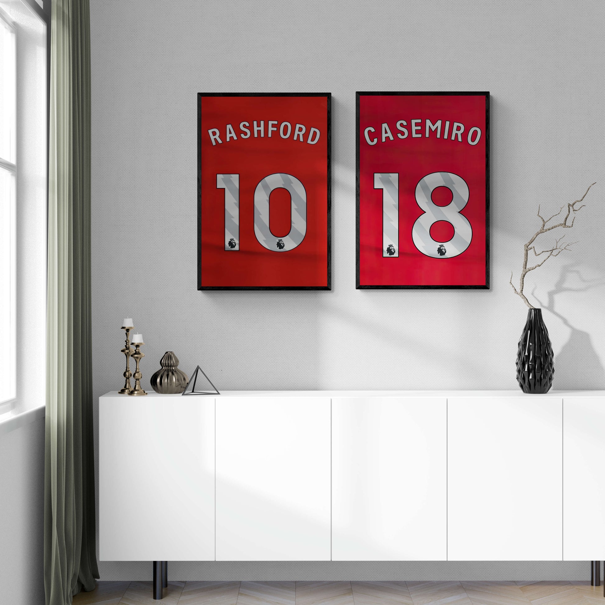Marcus Rashford Poster | Muurdecoratie | Wanddecoratie | Voetbalster Kunst | Sport Icoon Print