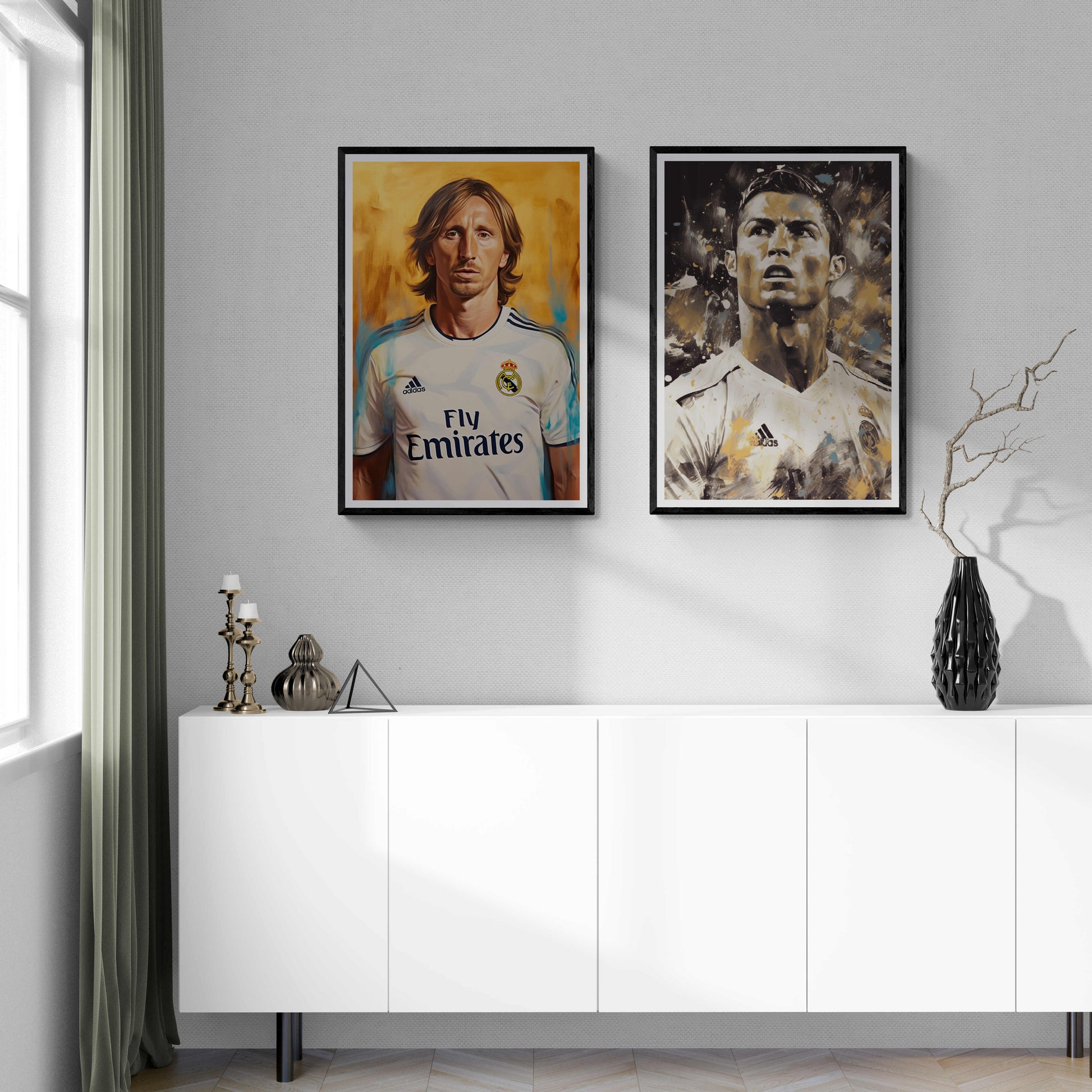 Luka Modric Poster | Voetbalicoon | Wanddecoratie voor Thuis | Muurdecoratie Real Madrid Star