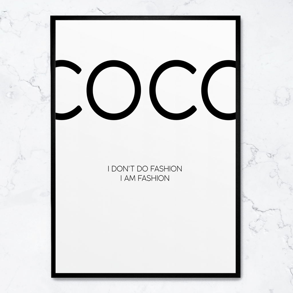 COCO | Visueel Kunstwerk | Muurdecoratie | Moderne Wanddecoratie | Inspirerende Posters voor Woonkamer | Kunst