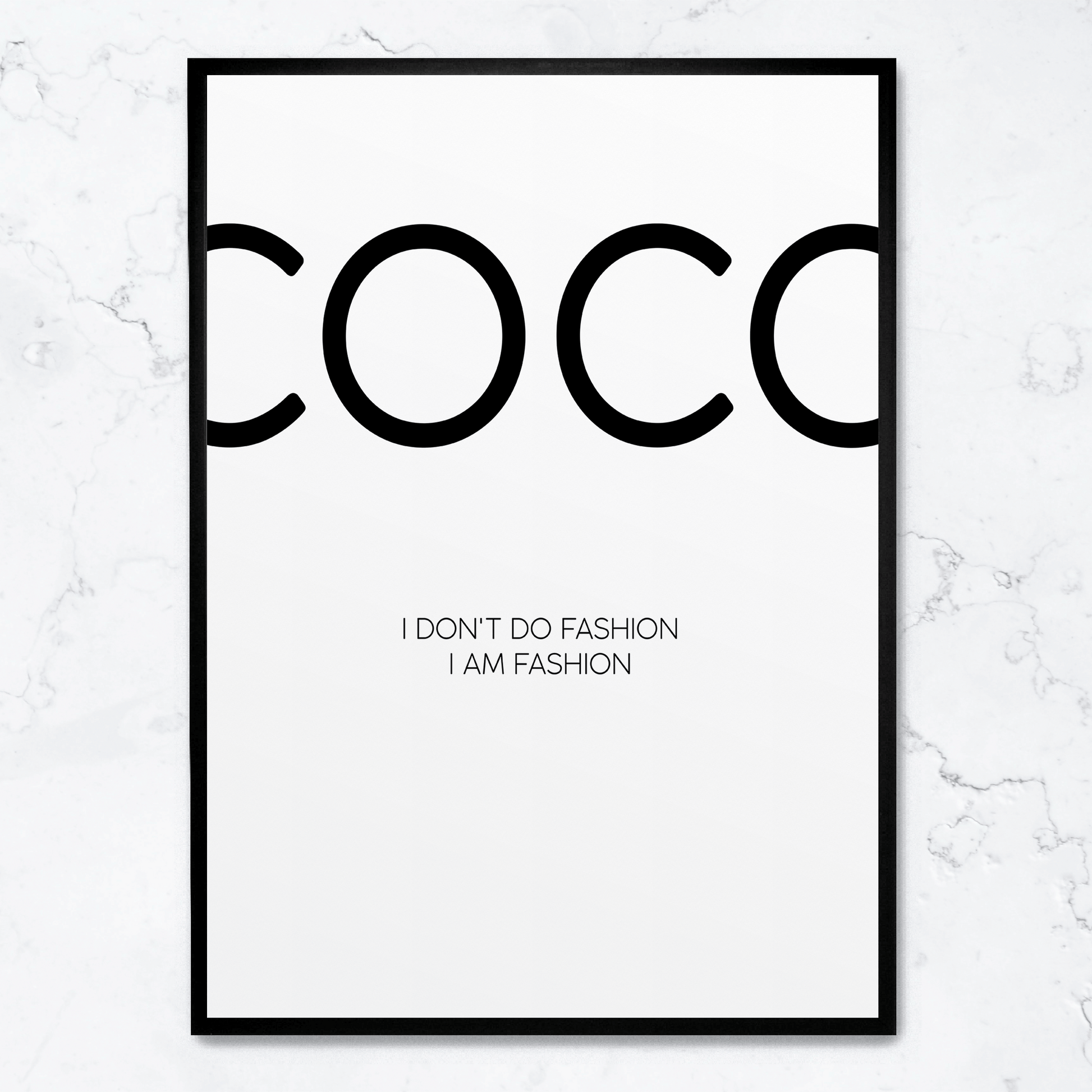 COCO | Visueel Kunstwerk | Muurdecoratie | Moderne Wanddecoratie | Inspirerende Posters voor Woonkamer | Kunst