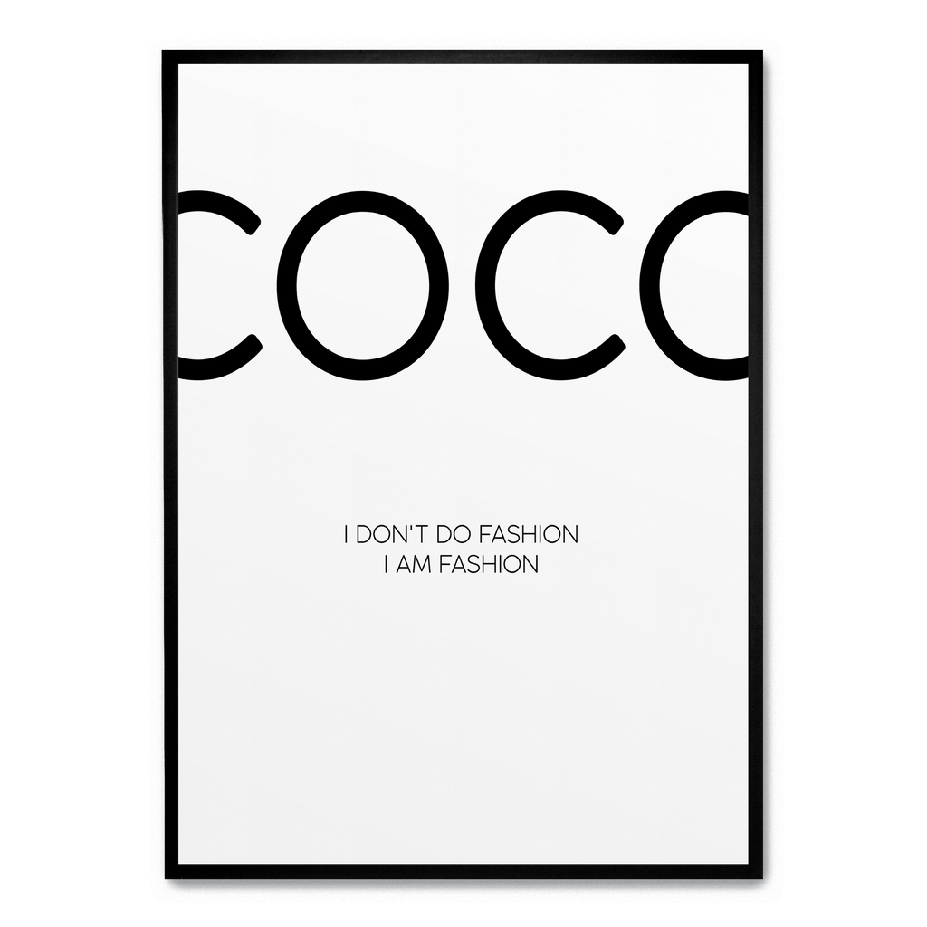 COCO | Visueel Kunstwerk | Muurdecoratie | Moderne Wanddecoratie | Inspirerende Posters voor Woonkamer | Kunst
