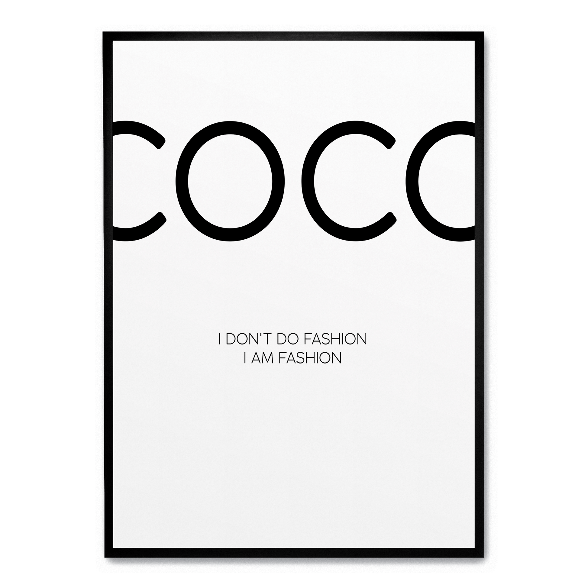 COCO | Visueel Kunstwerk | Muurdecoratie | Moderne Wanddecoratie | Inspirerende Posters voor Woonkamer | Kunst